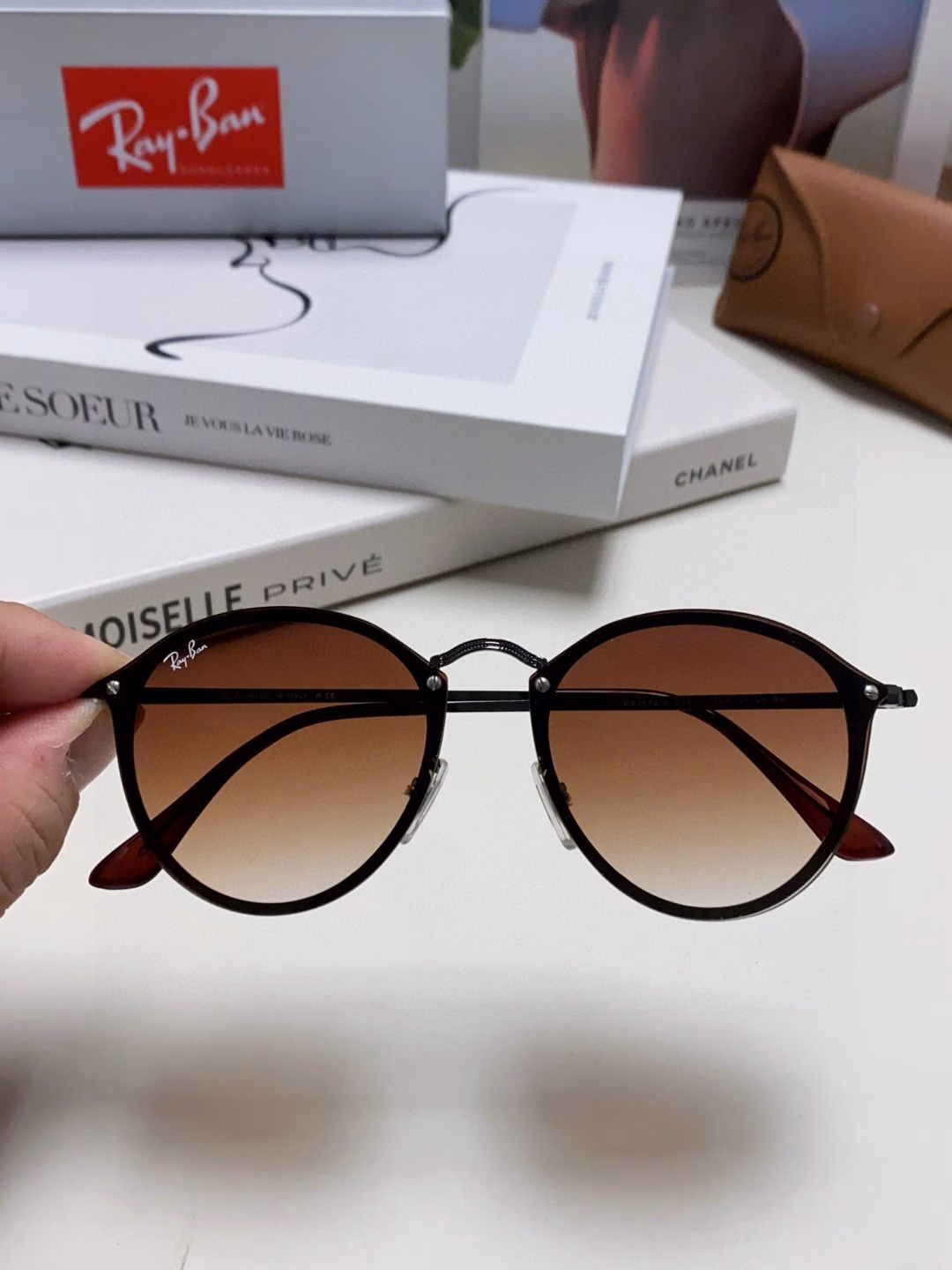 RAYBAN classic sunglasses hip-hop sunglasses for men and women