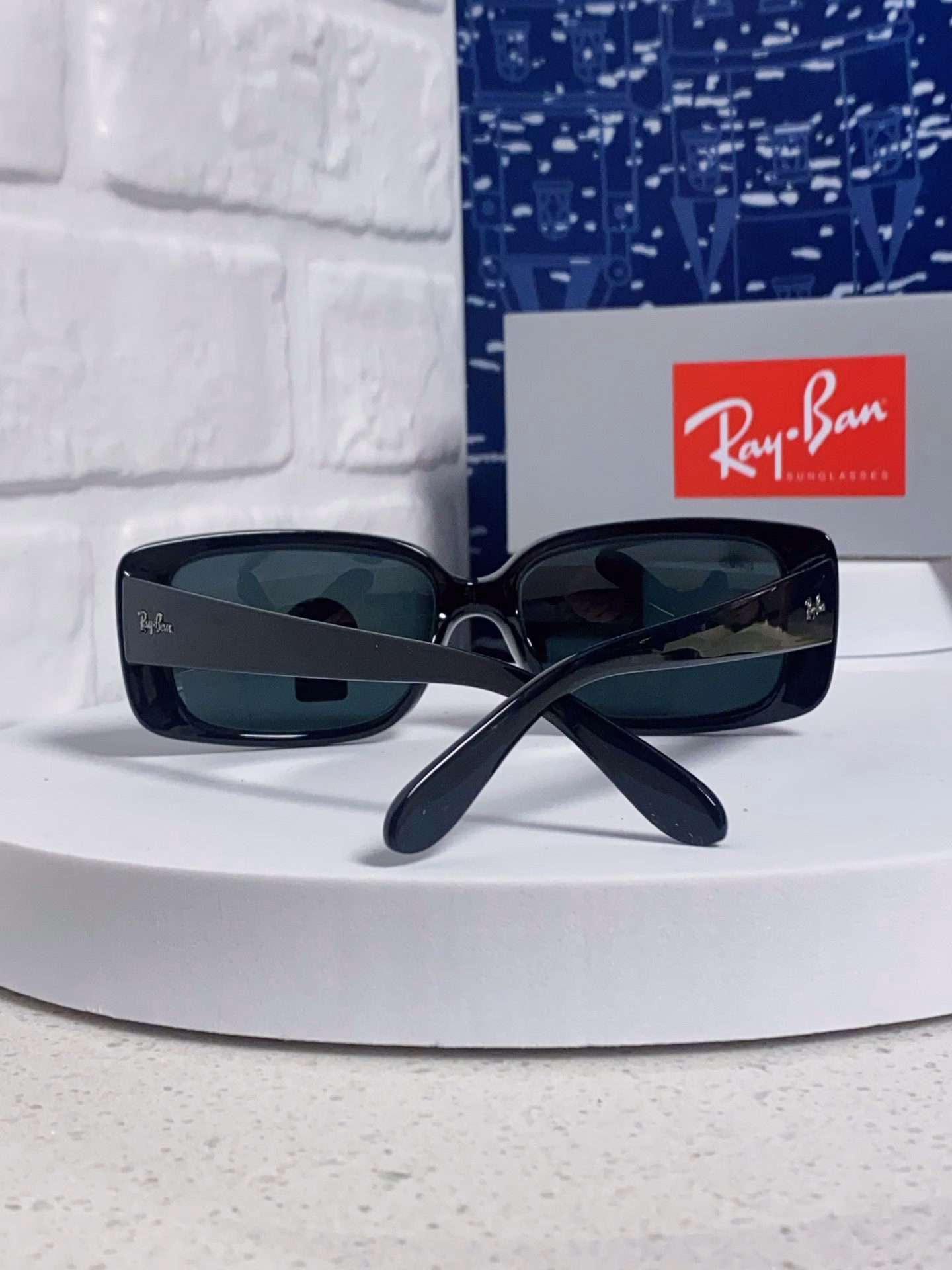 RayBan Ray-Ban 2025 new fashion men's sunglasses classic versatile sun protection sunglasses driving plate frame glasses glass lenses