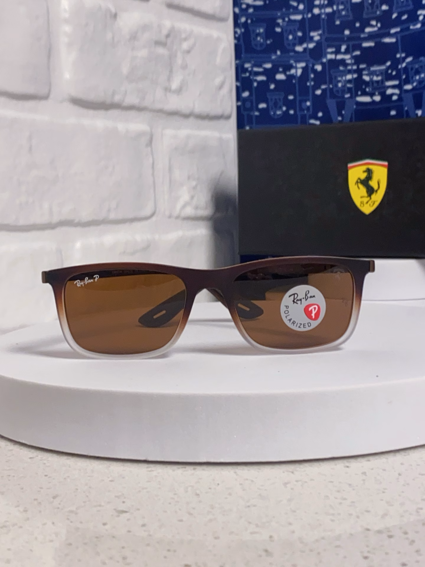RayBan 2025 new HD resin sunglasses high-end plate sunglasses wayfarer glasses driving