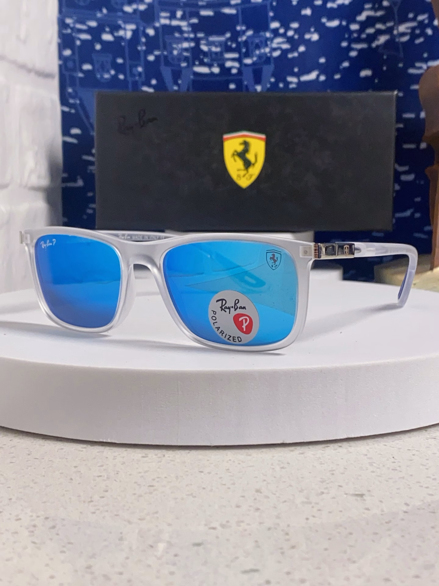 RayBan 2025 new HD resin sunglasses high-end plate sunglasses wayfarer glasses driving
