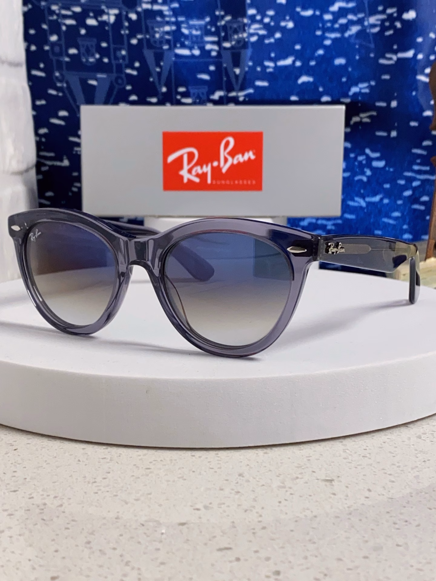 RayBan 2025 new king bomb series sunglasses plate glass lens glasses black men and women the same glasses trendy cool sun protection sunglasses