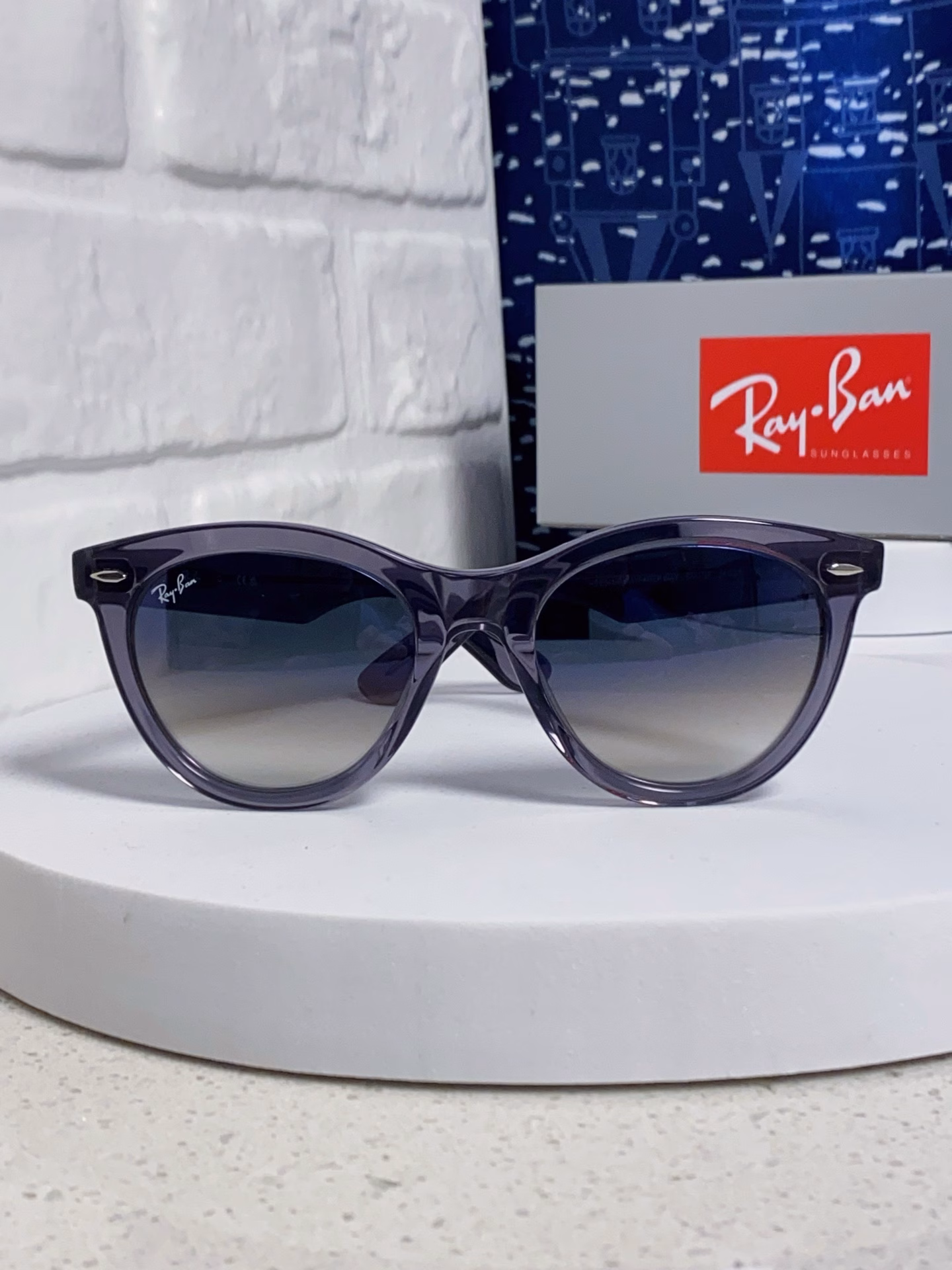RayBan 2025 new king bomb series sunglasses plate glass lens glasses black men and women the same glasses trendy cool sun protection sunglasses