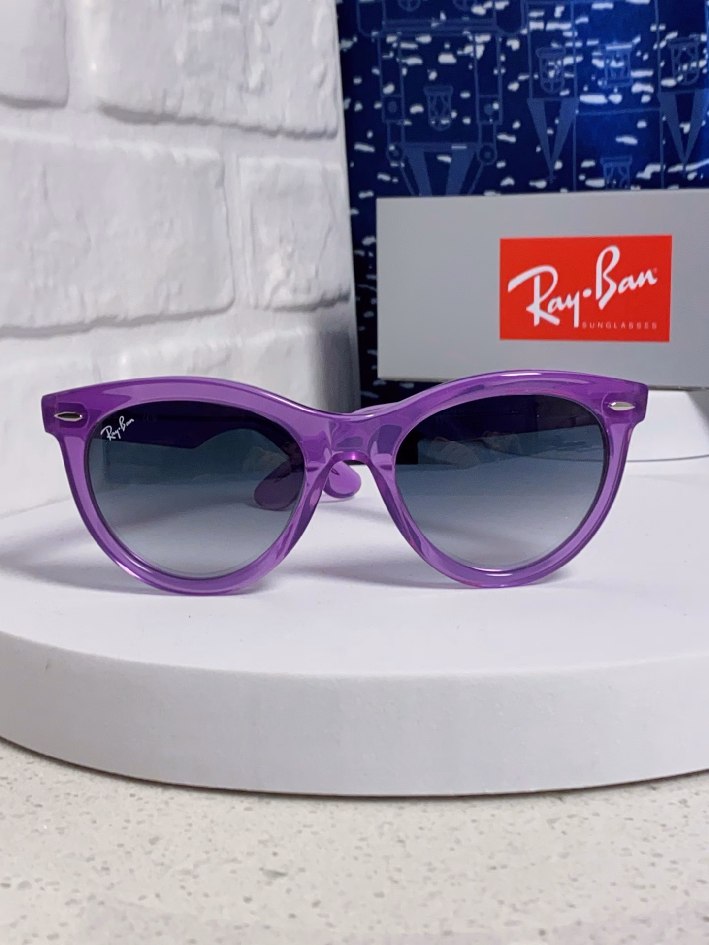 RayBan 2025 new king bomb series sunglasses plate glass lens glasses black men and women the same glasses trendy cool sun protection sunglasses