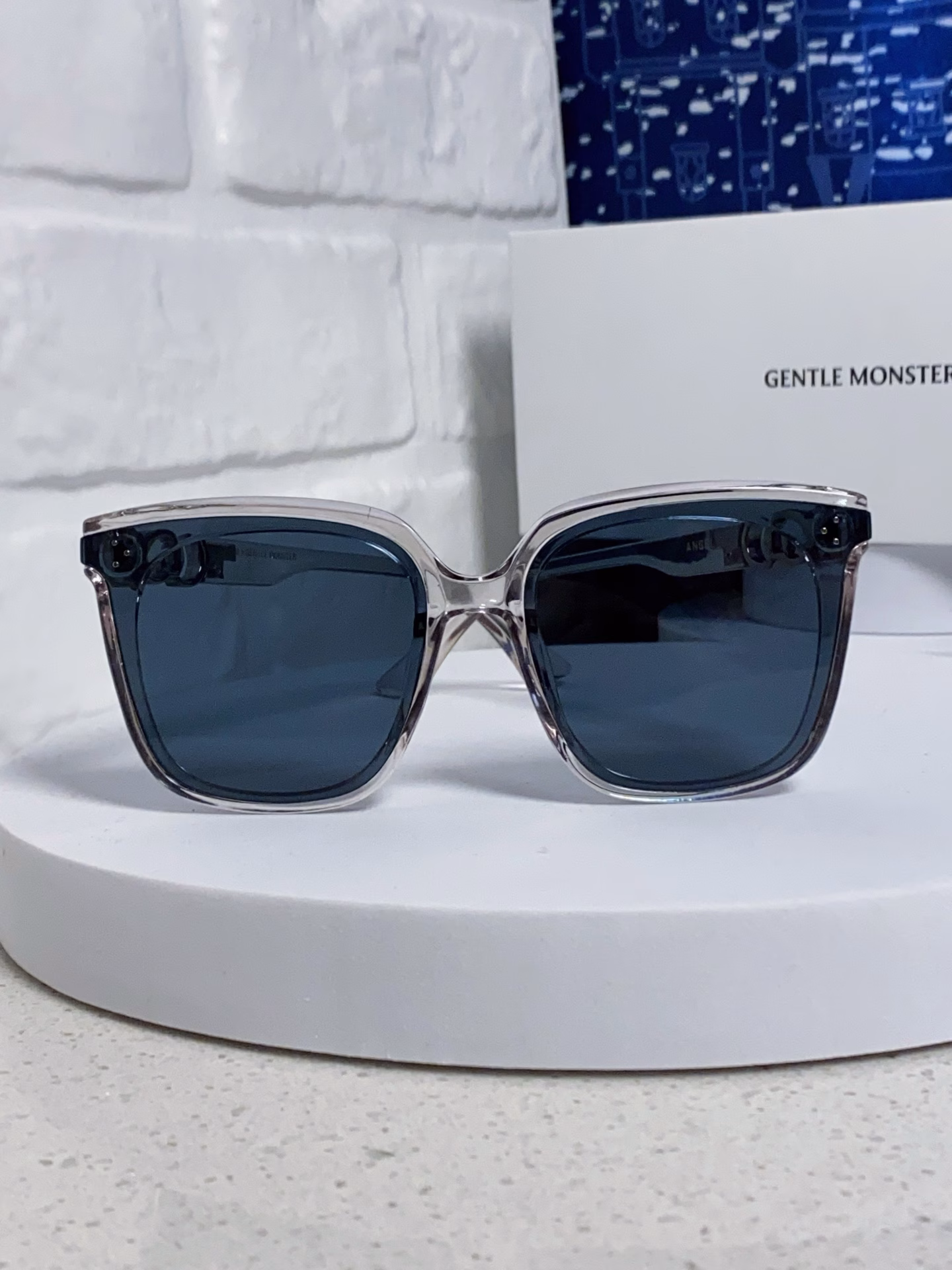 Gentle Monster (GM) jennie co-branded GM sunglasses for women 2025 new high-end oversized frame sunglasses sun protection