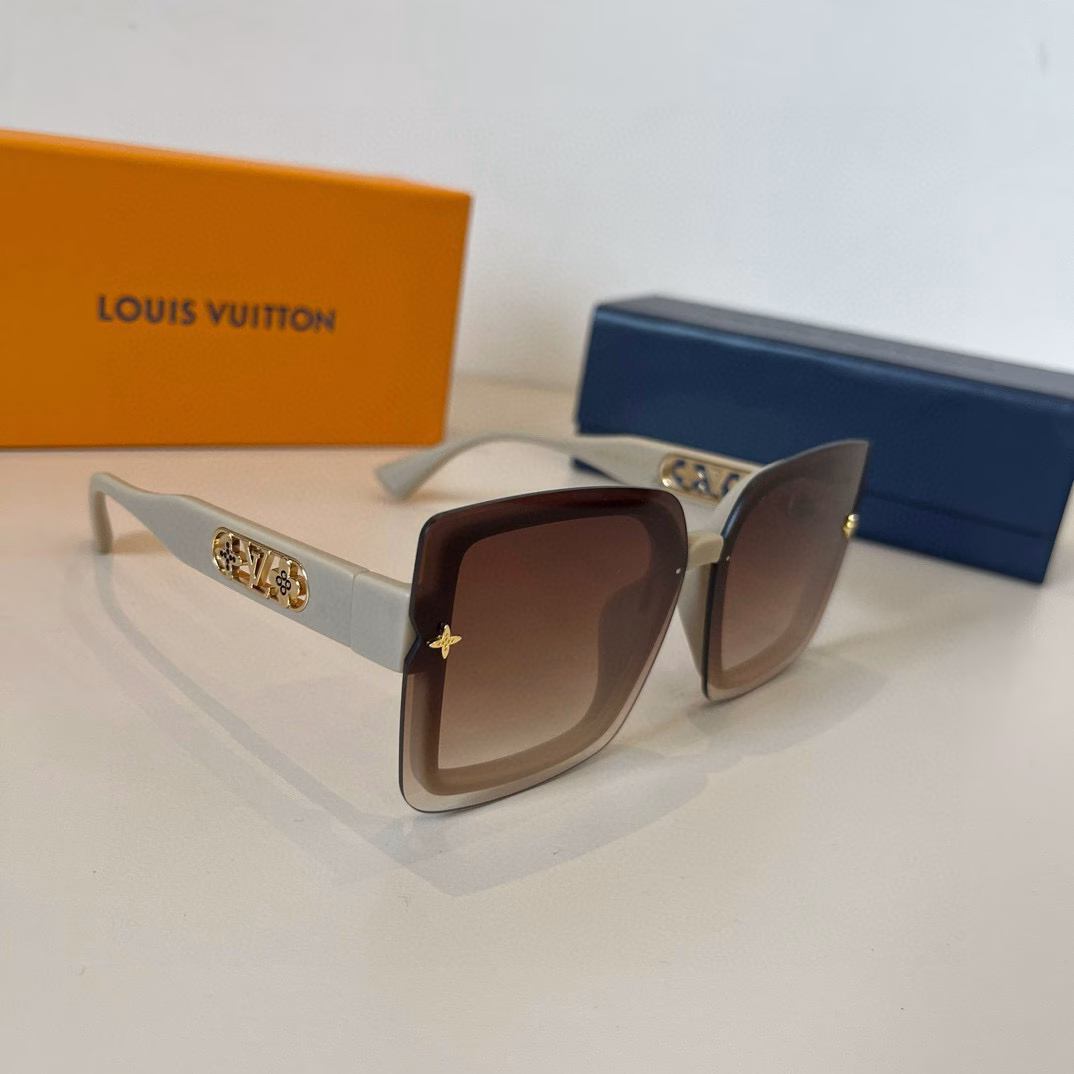 Louis Vuitton sunglasses, face-shaping visors, high-end and lightweight