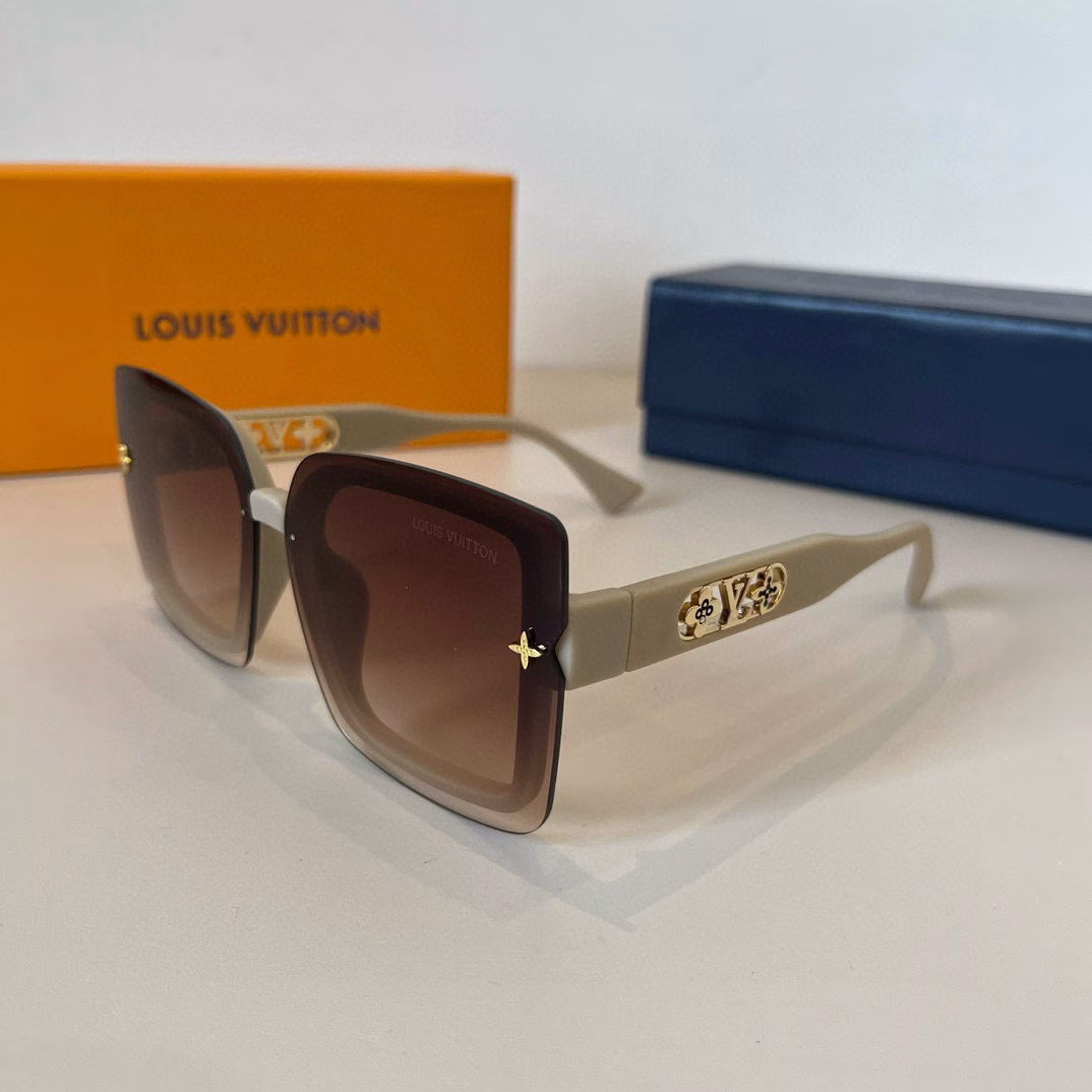 Louis Vuitton sunglasses, face-shaping visors, high-end and lightweight