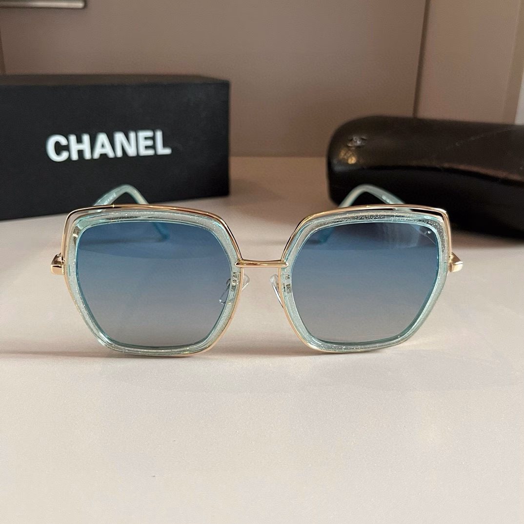 Chanel sunglasses 🕶️Many celebrities wear the same [color] Chanel‼ ️‼ ️New large-frame sunglasses, 🌈🌈Polaroid ultra-clear sunglasses