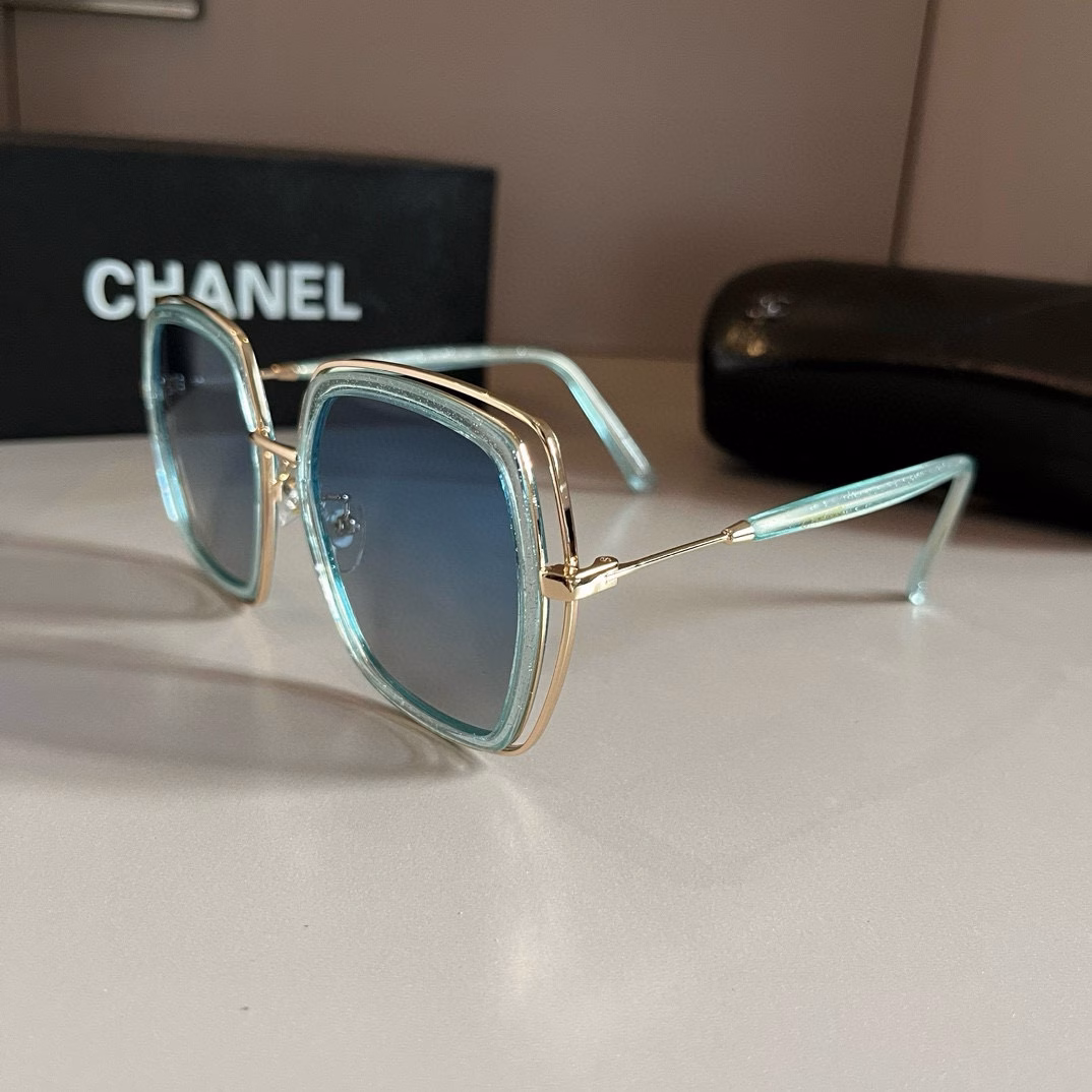 Chanel sunglasses 🕶️Many celebrities wear the same [color] Chanel‼ ️‼ ️New large-frame sunglasses, 🌈🌈Polaroid ultra-clear sunglasses