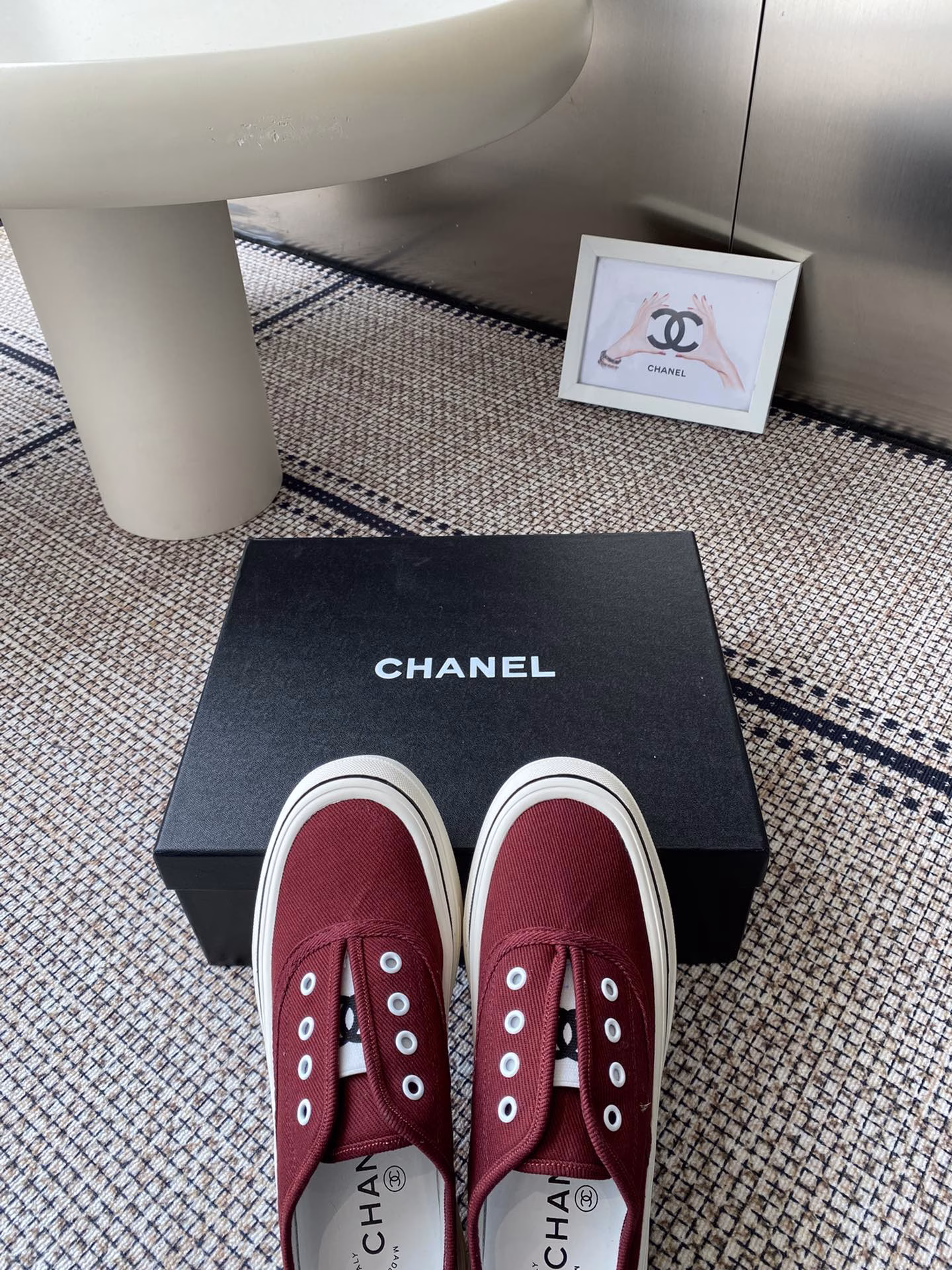 Chanel 25ss hidden vintage canvas shoes ‼ ️Vintage feeling full of vintage canvas shoes suitable for spring and summer. Black and white splicing is very Chanel with socks, it is very retro and college feeling