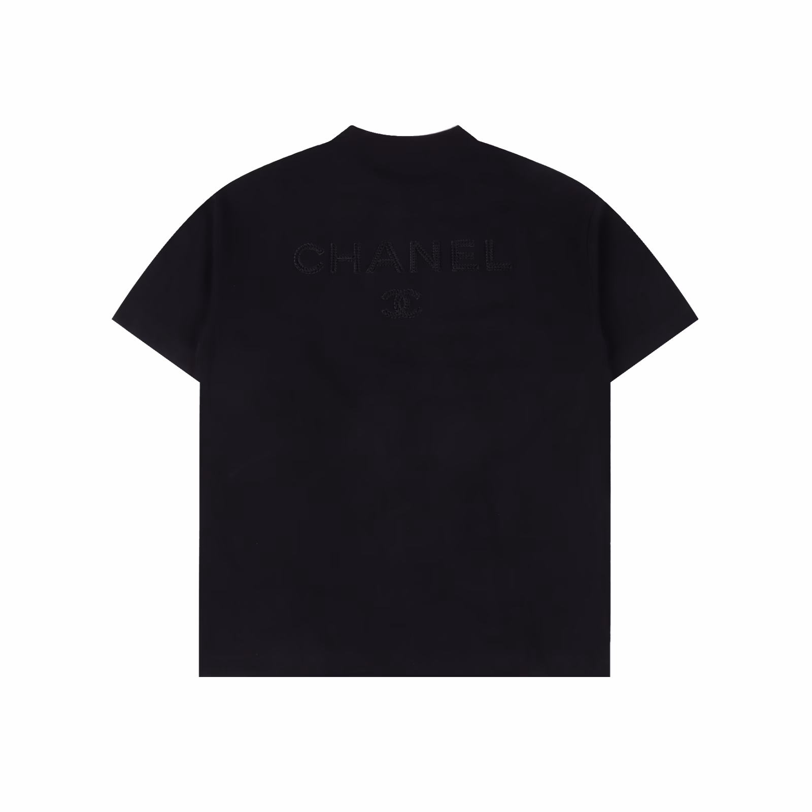 Chanel 25ss dark woven logo double C three-dimensional embroidered short-sleeved T-shirtSimple but not simple couple style, high-end fragrance. It is obviously a simple design, but it looks high-end at first glance!Customer-supplied high-weight imported knitted cotton fabric has a very solid feel and texture,Soft and smooth, delicate skin feel, very dry and breathable when worn close to the body!The soul of this dress is the weaving embroidery craftsmanshipThe small Chanel double C pattern embroidery on the chest and the double C letter logo embroidery on the backThe three-dimensional and full logo is very exquisite. Imported pearl surface material,It can be seen that it is carefully designed. The style is very simple and capable, full of temperament.Out of print items, purchasing version, feel free to compare! Same style for men and women