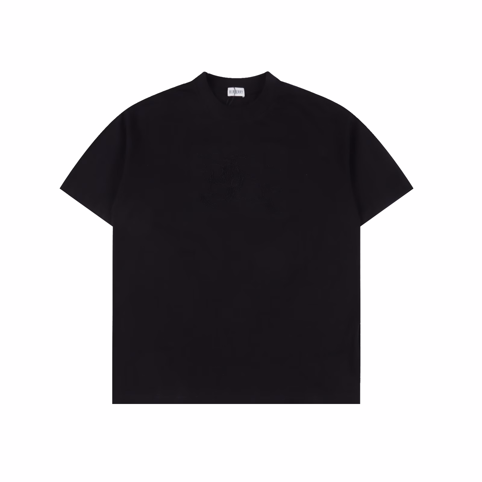 Burberry 25ss short-sleeved T-shirt with dark horse embroidery on the chestUsing 260g double yarn pure cotton fabric, it reaches a high weight of 260g after washing, ~thick and non-deformed, skin-friendly and super good~Pure cotton soft fabric, color-matching fixed dyeing fabricDark horse embroidery on the chest, logo embroidery on the back collarImported Behringer embroidery machine with high-level three-dimensional embroidery technology, fashionable and elegant,The whole logo shows a smooth and simple loose sleeves and comfortable upper body effect,