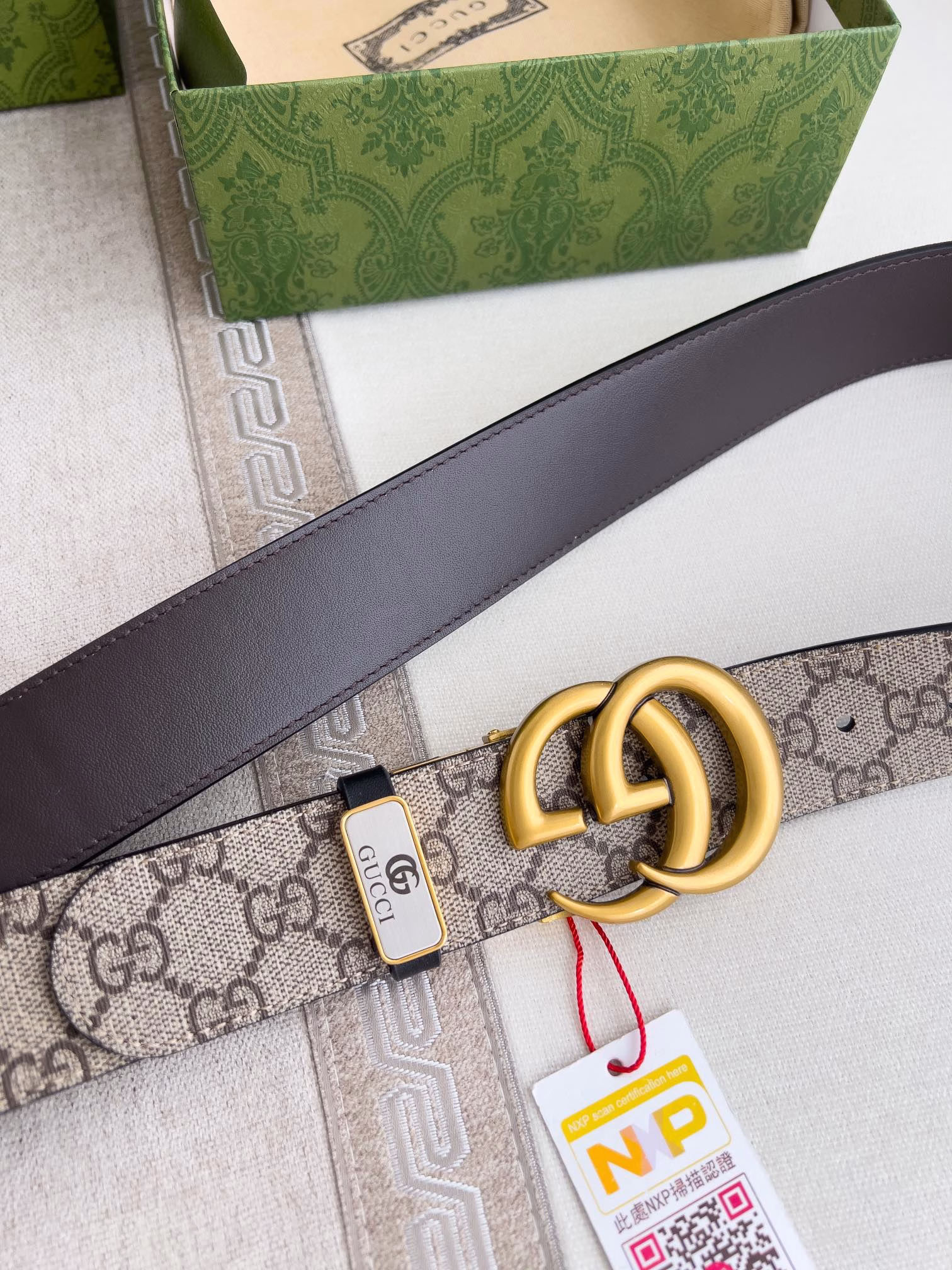 Product name: Gucci. Gucci·Original·Belt✈️·Belt P140Model: Buckle, pure copper buckle head, top layer cowhide, pictures taken in real life