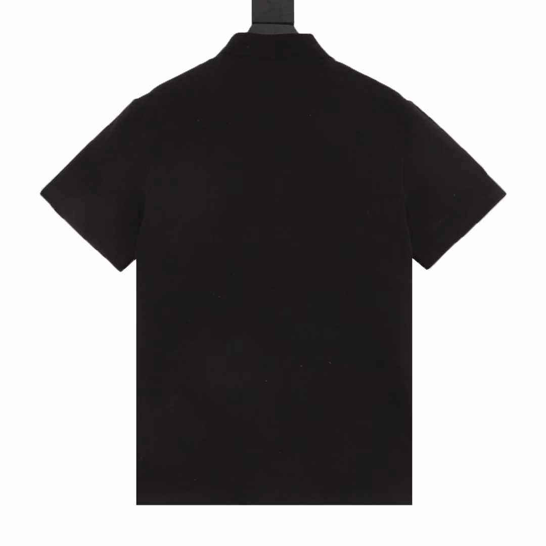 Dior 25ss silicone diamond logo Polo short sleevesOriginal version consistent Customized special gradient check thread Double-sided pique fabric Three complete labels Customized buttons Soft and comfortable fabric Restore the original one-to-one Same style for men and women