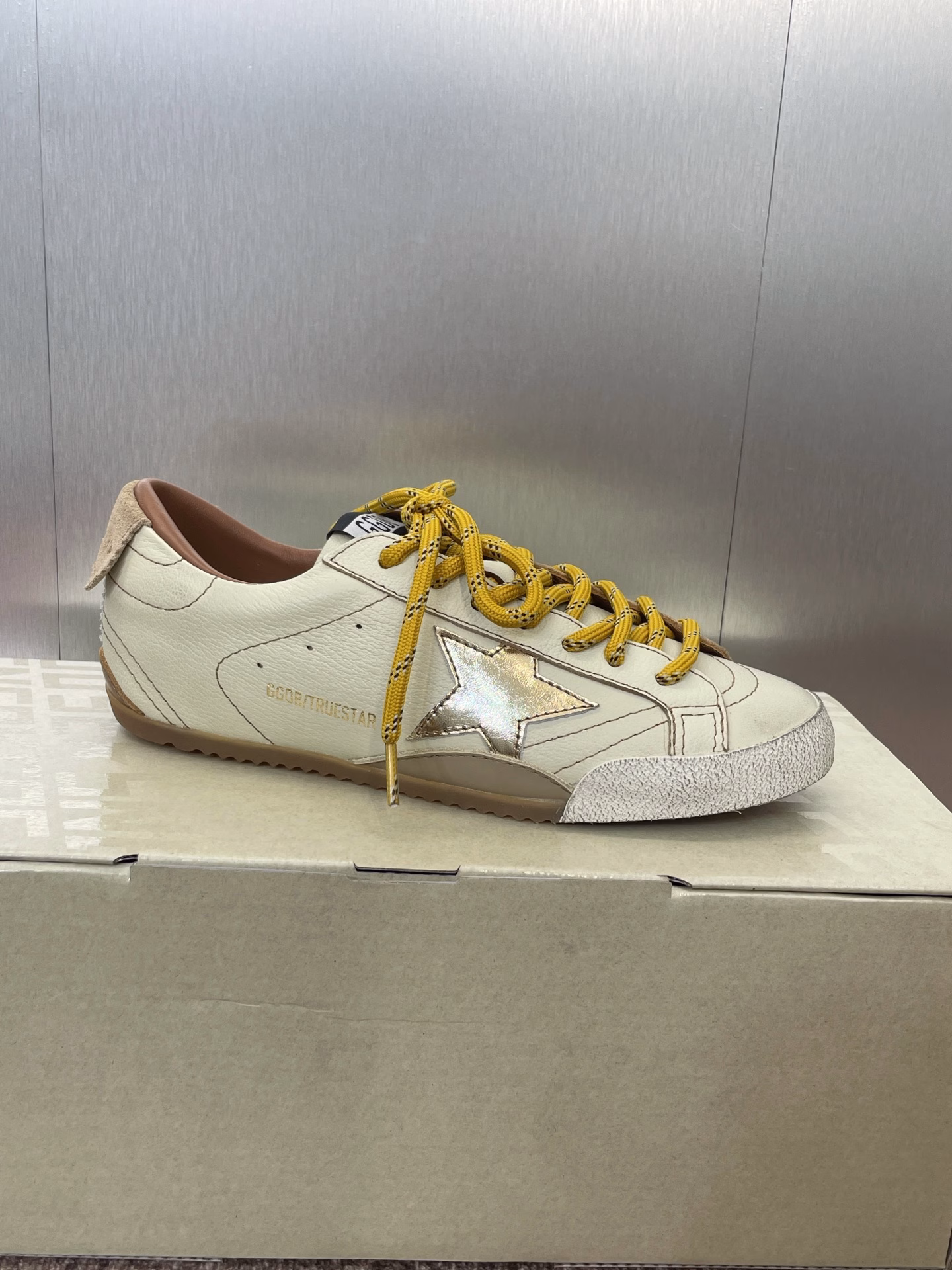 Golden Goos* 2025 Spring and Summer New Color Flat Lace-up German Training Casual Forrest Gump Women's Shoes GGDB Classic Round Head Colorblock Letter Logo Old Skateboard Heightening Sports Shoes