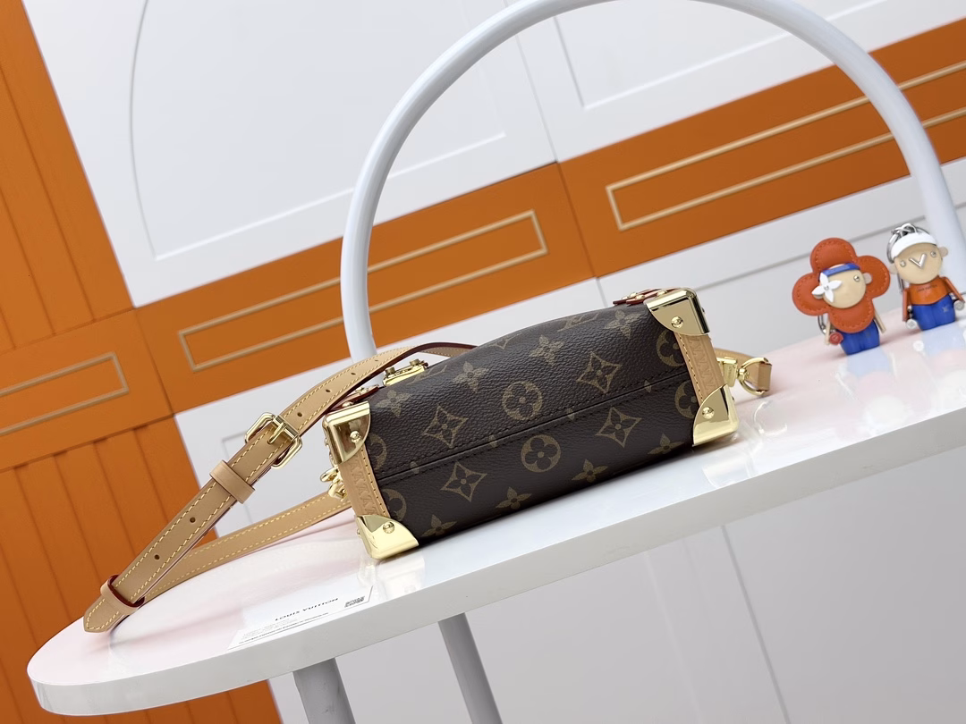 Old Flower 2023 Early Spring Series Cruise Series, Gu Ailing Mimi, it was really exciting when Gu Ailing walked out with this bag on the show. It boldly uses a soft and hard design concept, inspired by the brand's suitcases, but the leather is extremely soft. The bag body is decorated with curved corners, right angles and traditional suitcase elements, achieving a perfect fusion of leather and metal, soft and hard.