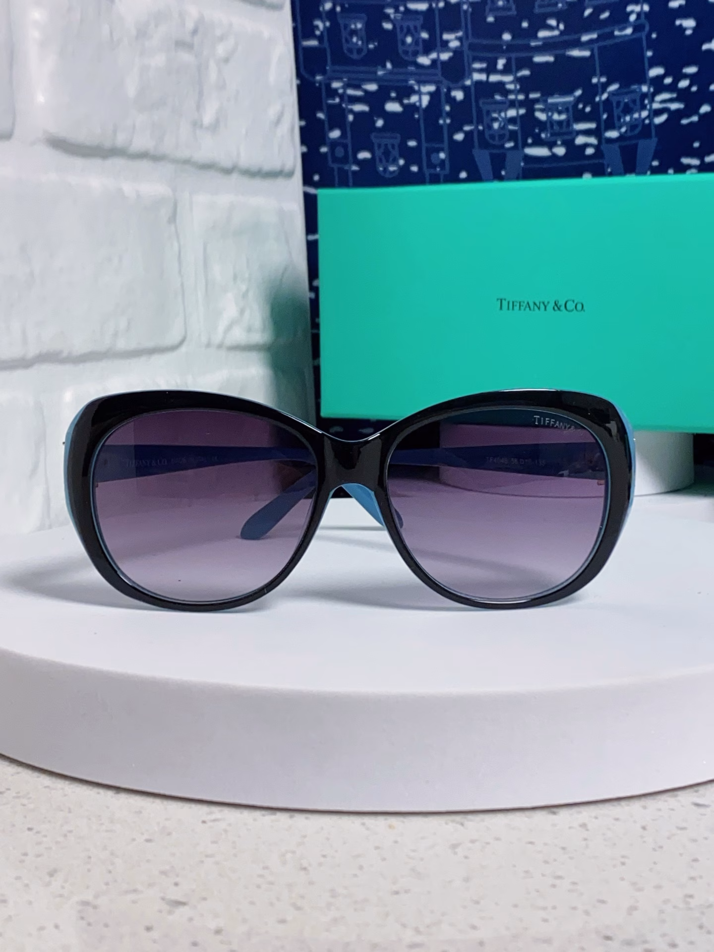 Tiffany & Co.TIFFANY Tiffany 2025 new women's sunglasses polarized round cat-eye sunglasses female internet celebrity fashion temperament sun glasses American retro street shooting sunglasses