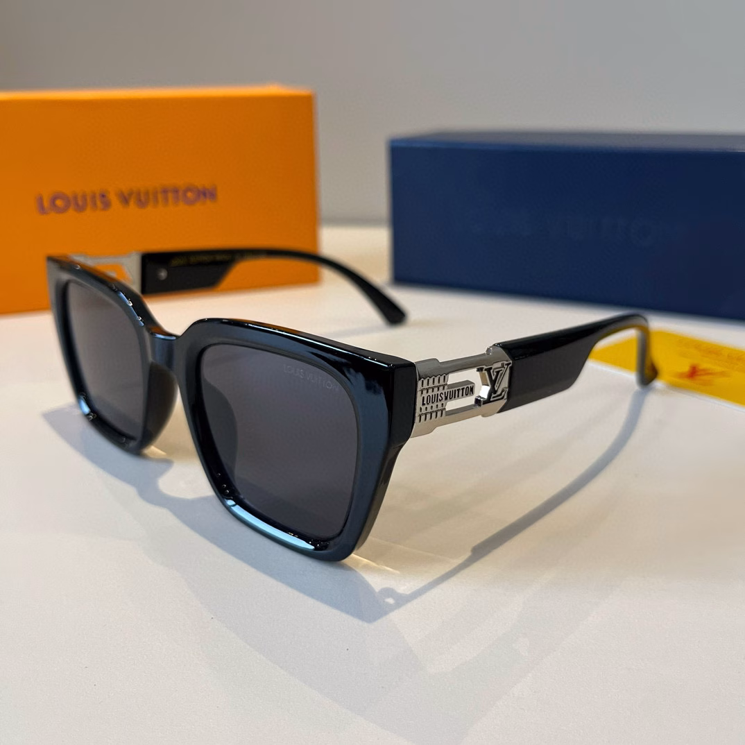 Louis Vuitton sunglasses, sun visors, high-end European and American style sunglasses, super modified