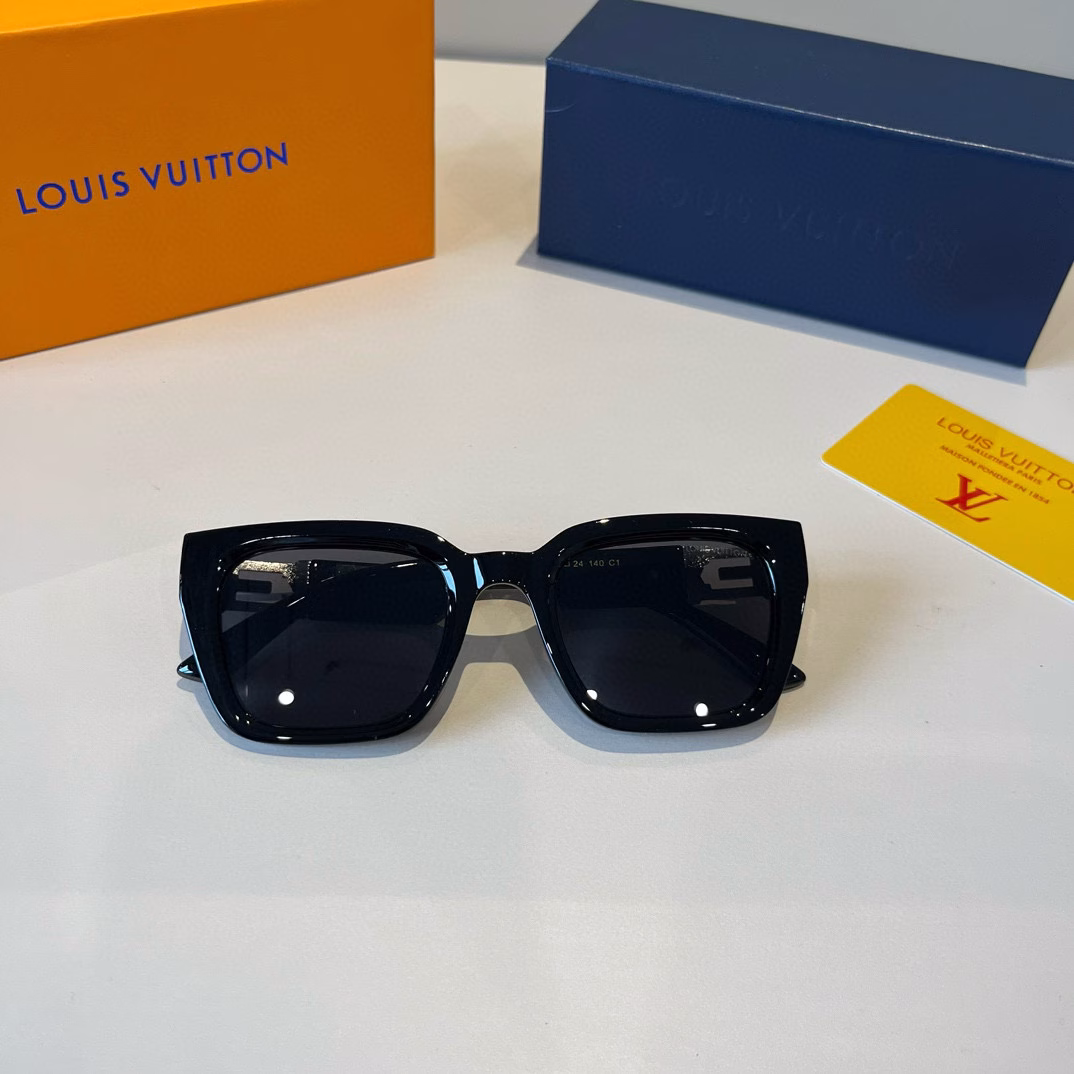 Louis Vuitton sunglasses, sun visors, high-end European and American style sunglasses, super modified