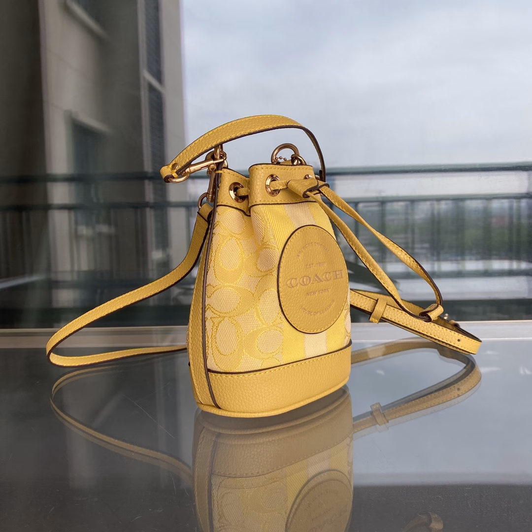 C women's bag shoulder bag mini drawstring bucket bag women's printed mini bag versatile crossbody bag
