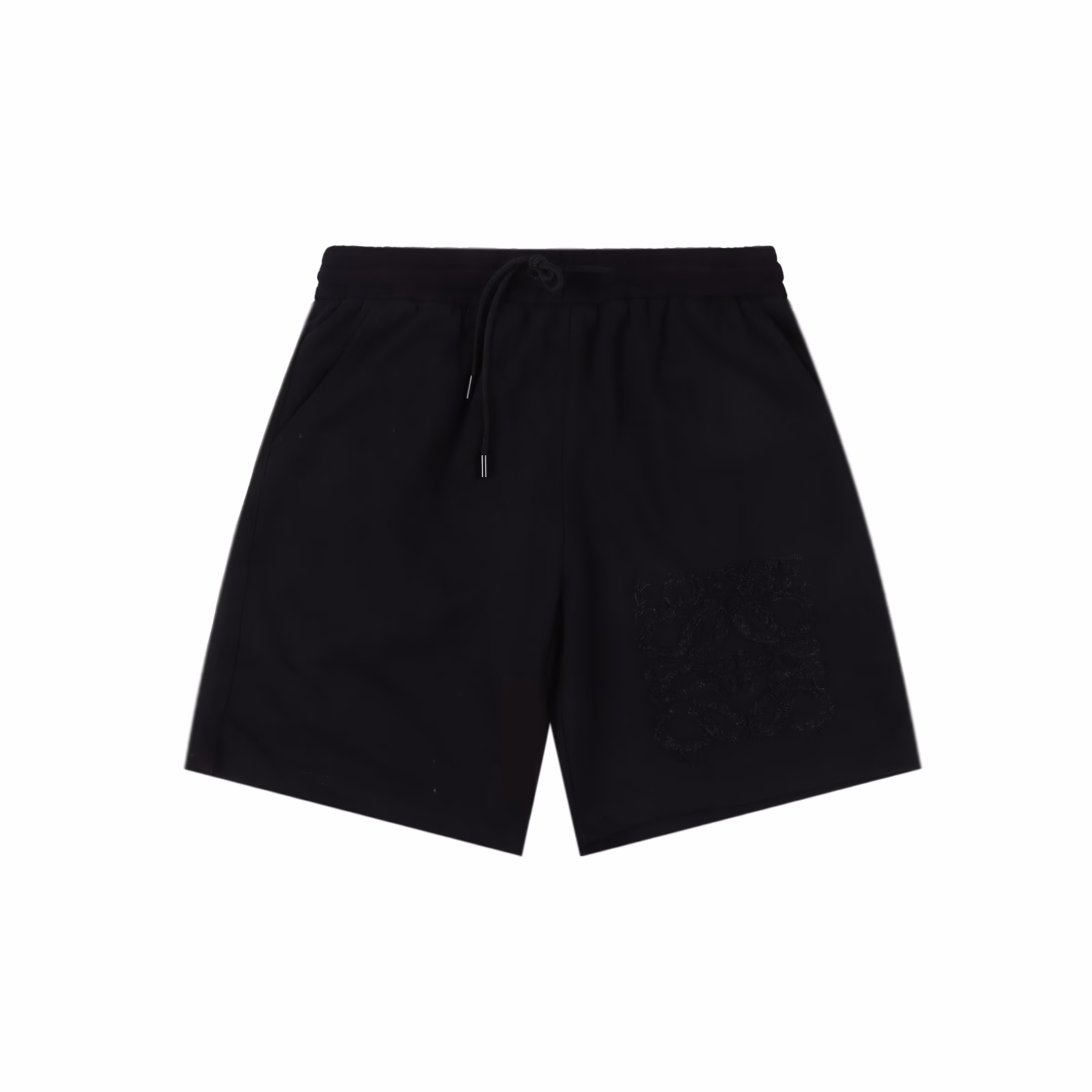 Loewe Embroidered Logo ShortsThe fabric is 360g brushed fabric, which is etched after dyeing. It is treated with silky and ultra-soft treatment compared with the original. The texture of the fabric is clear and obvious, the drape is excellent, and the workmanship is exquisite and meets the export standards. There are 4.5 stitches per centimeter, and each seam is pressed with visible lines. The lines are neat and standard like a ruler. The woven cotton ribbon is tightly woven and soft to the touch. The embroidery process uses a Behringer embroidery machine to make the embroidery color fuller and the embroidery more three-dimensional. The pattern has a good effect on the body. It is the same style for men and women, simple and versatile. It is a heavy-duty item for purchasing and you can compare any quality on the market at will.