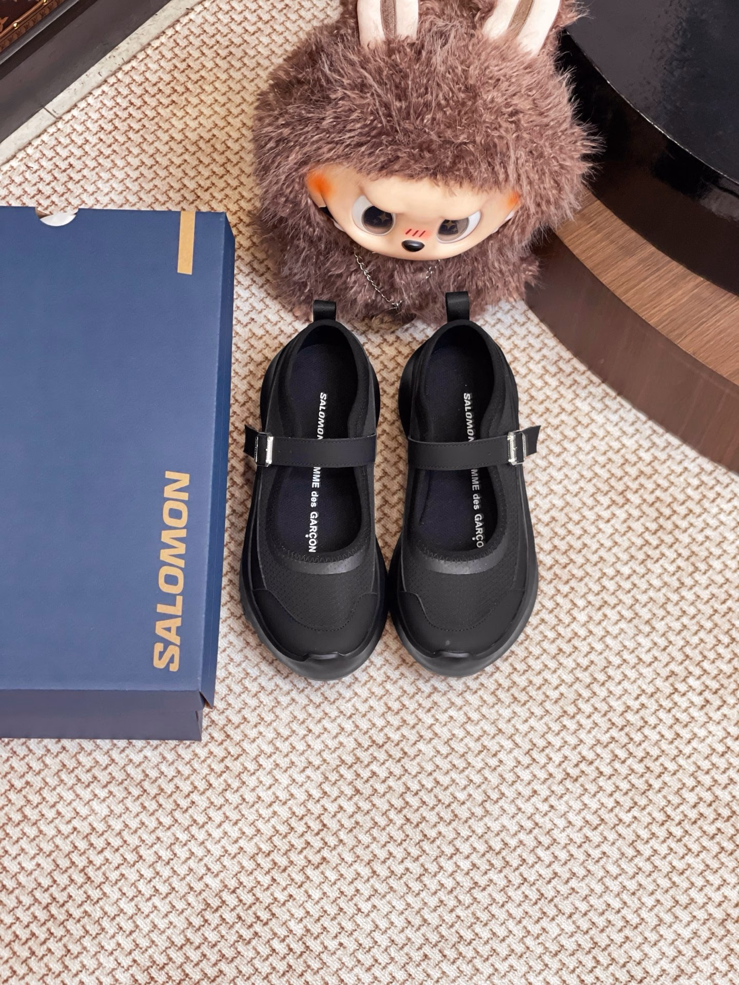 SALOMON co-branded MM6 thick-soled shoes‼ ️The whole pair of shoes is purchased from Zp, developed and created, all customized materials, exclusive mold outsole, all details are shipped according to the version, and even the packaging is the same as the original