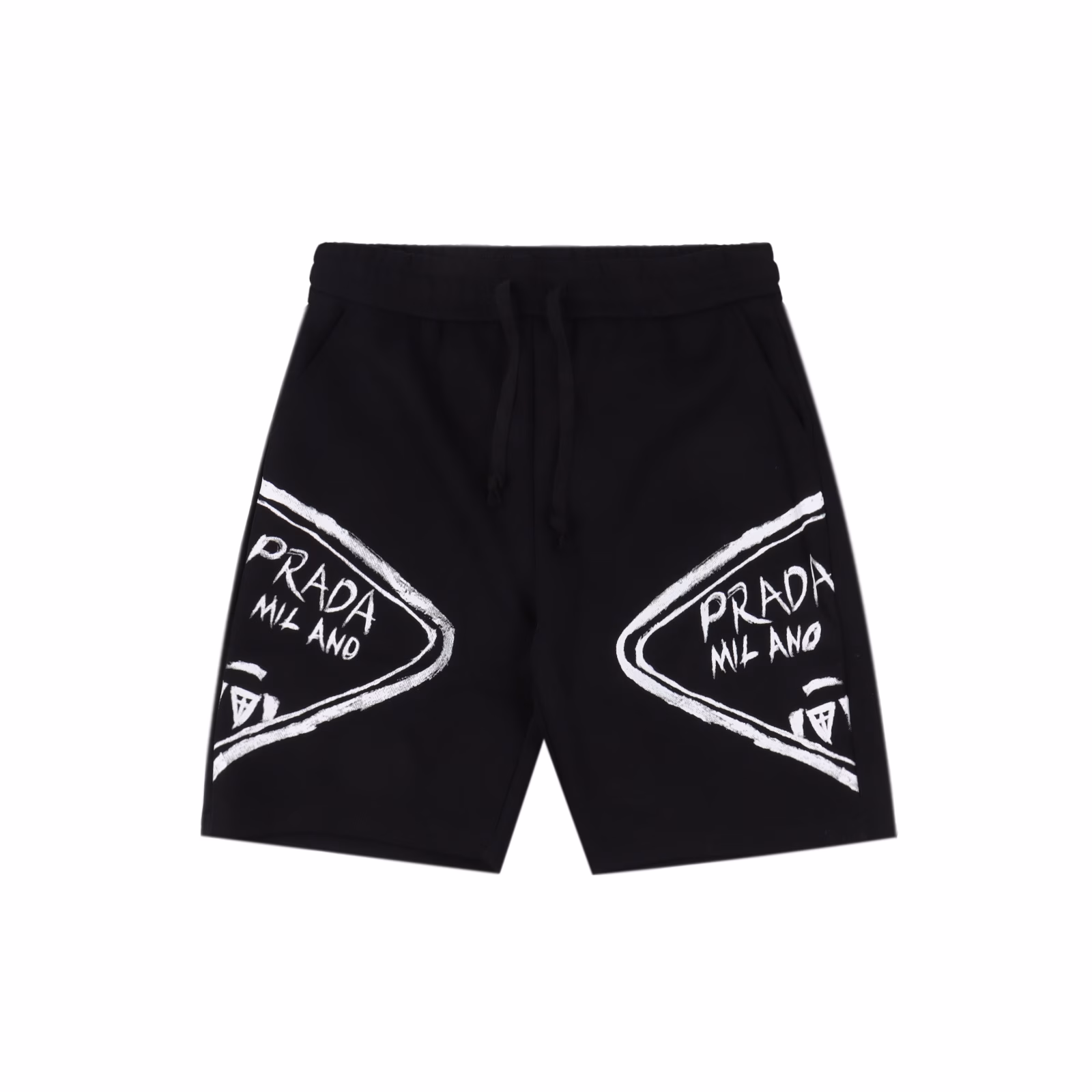 Prada PRD letter print shortsThe printing is made of imported pearl paste from Japan, first as the base, then the color, and then the hemming, a total of 35 processes are completedThe logo print has a three-dimensional effect, the finished product is washable and does not fall off, and the label is sewn by hand,Compare any quality at willCustomized and dyed 380g terry fabric, super texture, comfortable, soft and breathable, casual and fashionable,A basic pair of shorts that you can't go wrong with if you buy it with your eyes closed!