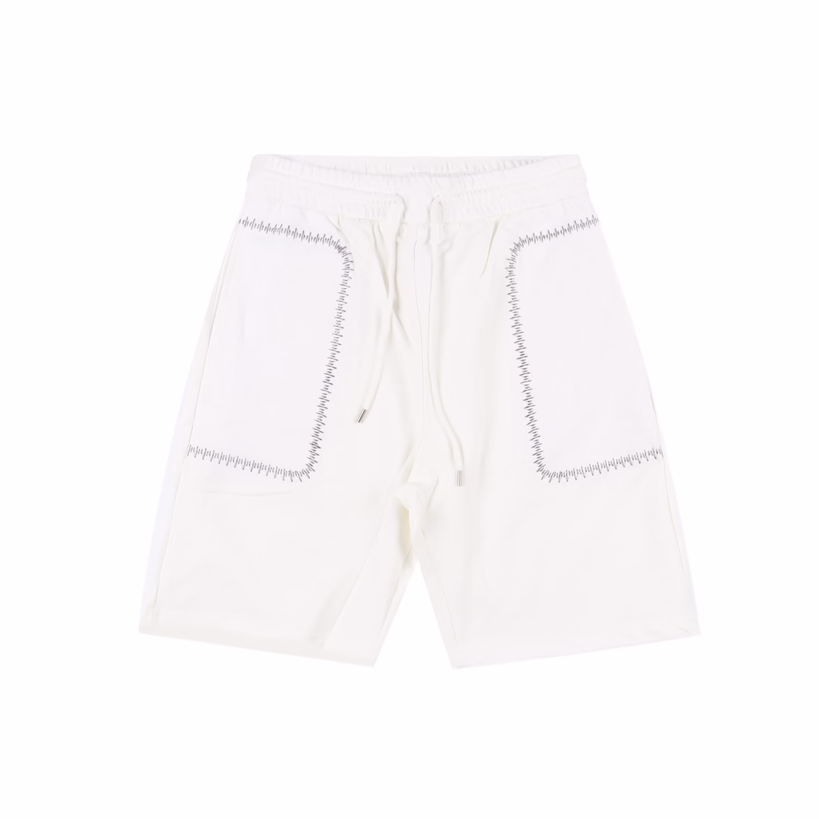 Loewe Herringbone Curve Embroidery ShortsThe fabric is made of 380g pure cotton terry fabric, which is dyed and then etched to make it silky and super soft.The texture of the fabric is clear and obvious, the drape is excellent, and the workmanship is exquisite and meets the export standards.The embroidery process uses the Behringer embroidery machine to make the embroidery color fuller and the embroidery more three-dimensional.It is highly breathable and comfortable, with impeccable details and a delicate and soft feel! The upper body version is superb!