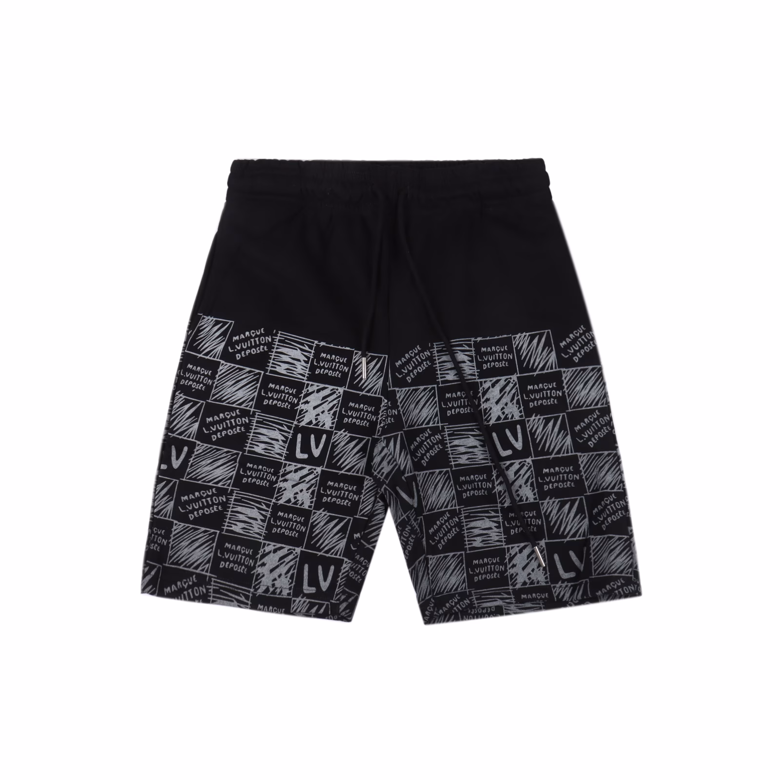 Louis Vuitton 25ss full-print checkerboard logo digital direct-injection shortsThe custom 400g terry fabric is thick and not only ensures the comfort of wearing, but also provides a soft and skin-friendly experience.It also gives the shorts a certain sense of stiffness, making the overall shape more stylish! The process uses Kangli digital direct-injection checkered letter logo.This advanced technology can achieve a colorful and detailed pattern printing effect.The letter logo is cleverly integrated into the checkerboard. There is also a back pocket. This design not only increases the practicality of the shorts, but also enhances the overall fashion sense and casual atmosphere. Combined with the overall direct-injection full-print checkered appearance design, the shorts are both fashionable and practical.
