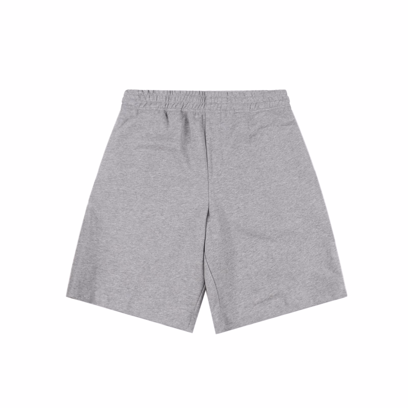 Burberry BBR Knight Side Plaid ShortsSingle-sided fish scale fabric woven with cotton as the base, the front is a smooth knitted surface, and the skin-touch surface is formed into a three-dimensional terry loop through the floating thread knitting technology of the knitting machine, which increases the fluffiness and delicate touch. The terry loop structure absorbs a large amount of water and evaporates quickly, and it is not easy to loosen and deform after multiple washings. The single-color flat embroidery on the back patch pocket body is controlled by the high-precision calculation system of the computer embroidery machine to control the coordinated operation of the machine head, needle bar, and bobbin. The fabric frame moves accurately in the horizontal and vertical directions to form a stitch track, adjust the tension of the upper and lower threads, ensure that the stitches are flat and free of floating threads, and form a fine pattern with an error of ±0.1mm. The fabric is evenly humidified by steam, squeezed with a heated roller and an elastic rubber blanket to force the fibers to shrink, and finally fixed by cooling with cold air. After treatment, the shrinkage rate is controlled within 3%, and the drawstring head is customized one to one