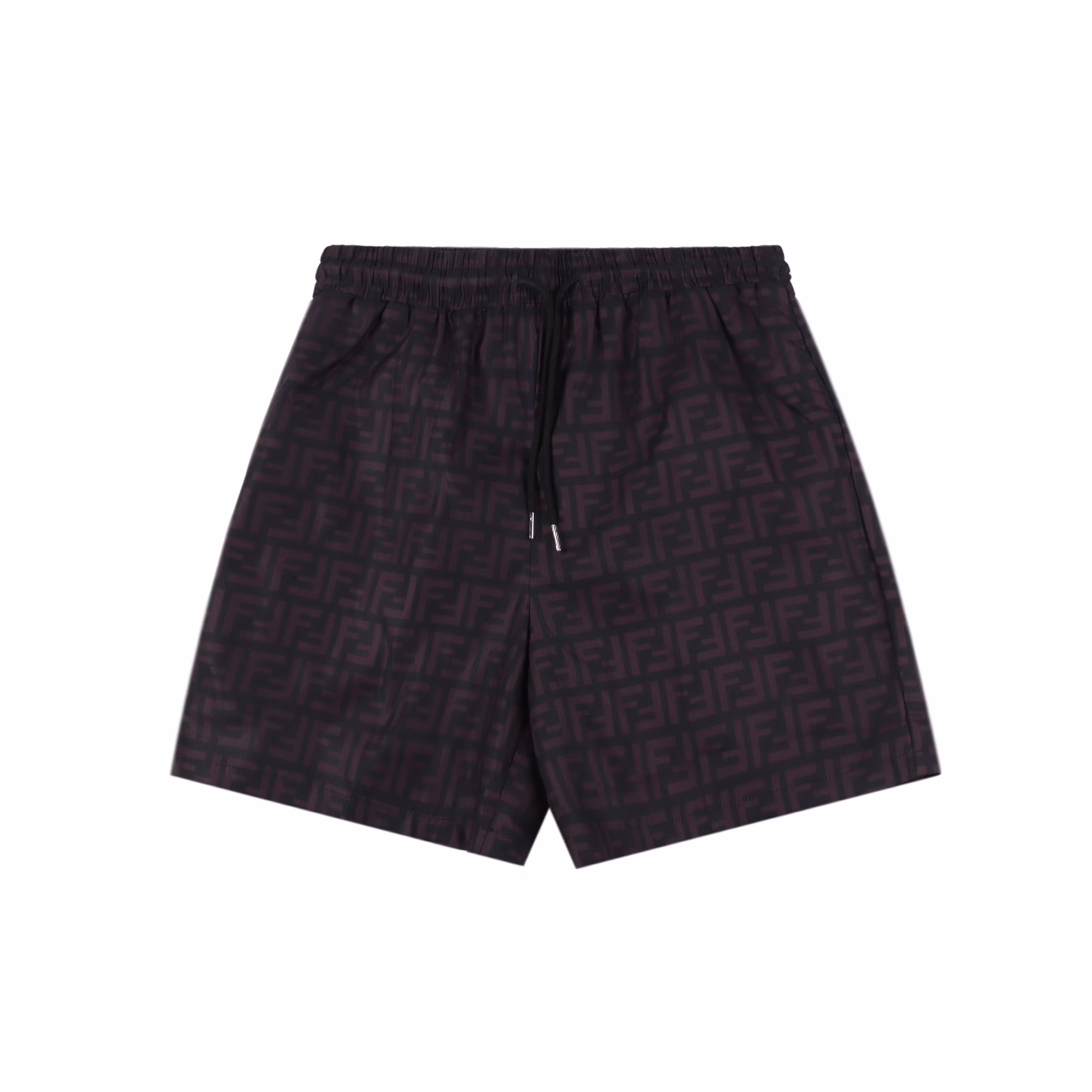 Fendi 24ss full-print FF beach shortsFF full-print shorts are made of imported high-count and high-density cotton woven fabrics with monogram pattern elements throughout the body. They use digital direct printing machinery and equipment imported from Germany. The whole piece is fully printed and then infiltrated. Special infrared positioning is used to restore the original pattern effect.