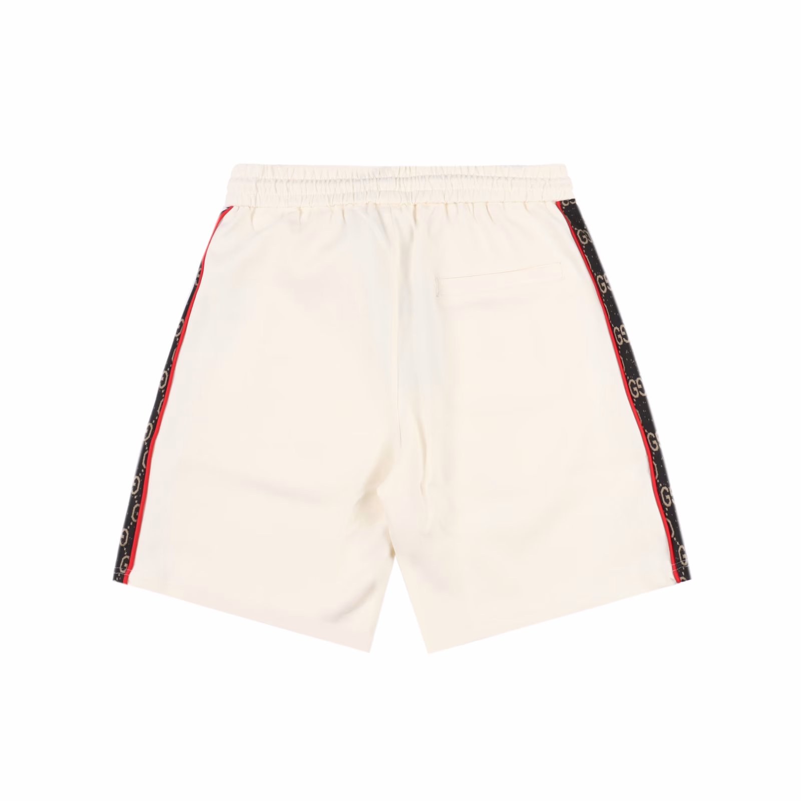 Gucci 25ss side double G webbing patchwork shorts2025SS new plain knitted cotton shorts, black terry custom knitted fabric,Adopting wafer cloth weaving method, ultra-high-end knitting technology, compact and three-dimensional version, customized trouser rope hardware with strong texture,Smooth, comfortable and breathable upper body, customized double G black and red jacquard fabric on the side embellished with orange striped embroidered logo!Straight-cut version, simple style without losing grade, three complete labels, high breathability and comfort, impeccable details,Brand element design concept, reflecting high quality. Delicate and soft touch!Presenting casual cutting, the upper body version is superb! The same style for men and women, everyone must buy, fashionable and casual wear