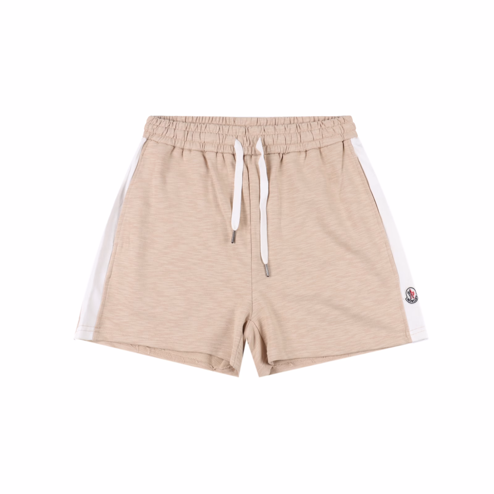Monogram four-color white-edged logo shortsFashionable tailoring design, both individual and simple, neat and tight lining, soft and delicate touch, comfortable and breathable, contrasting stitching, eye-catching and fashionable, classic metal Milano base triangle logo, the best choice, even better with the same style polo.