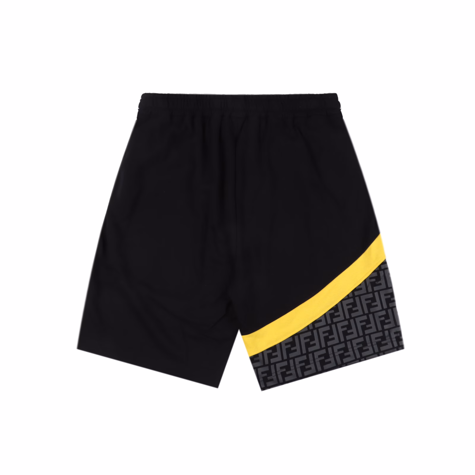 Fendi Double F hem full print patchwork shortsFashionable tailoring design with personality, simple but not simplistic, neat and tight lining, soft and delicate touch, comfortable and breathable, contrasting stitching, eye-catching and fashionable, classic metal Milano base triangle logo, the best choice, better with the same style polo. Color: black, white