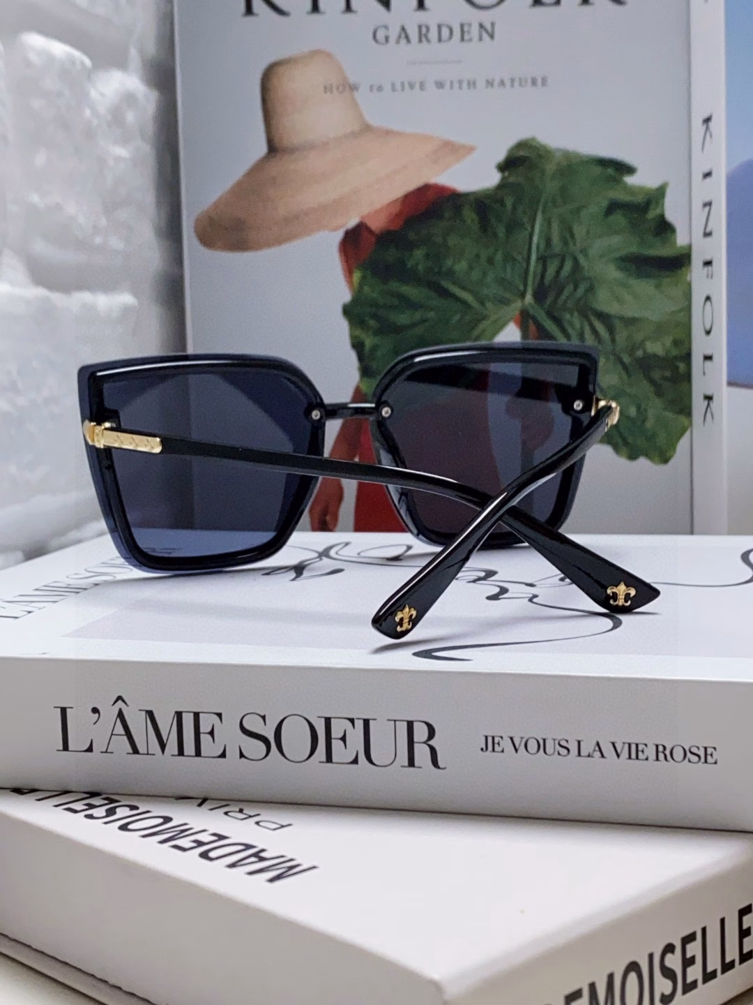 Chrome Hearts 2025 new European and American polarized square letter large frame sunglasses for summer sun protection, big face slimming sunglasses, ladies sunglasses