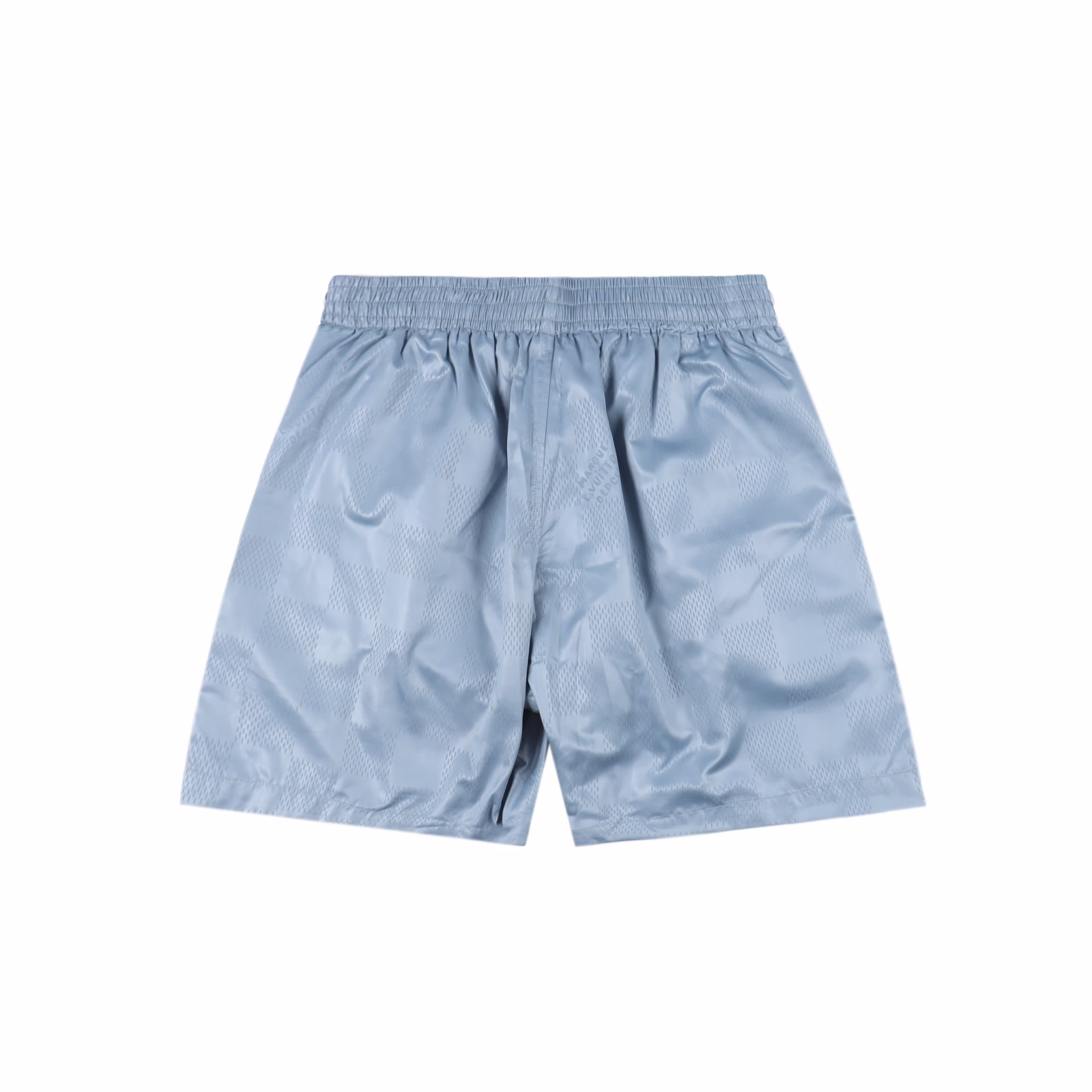 LOUIS VUITTON LV Checkerboard Embossed Jacquard Beach ShortsAuthentic purchase, LV jacquard woven fabric, mesh lining, custom fabric, embossed fabric, custom 1:1 trademark, fitted version