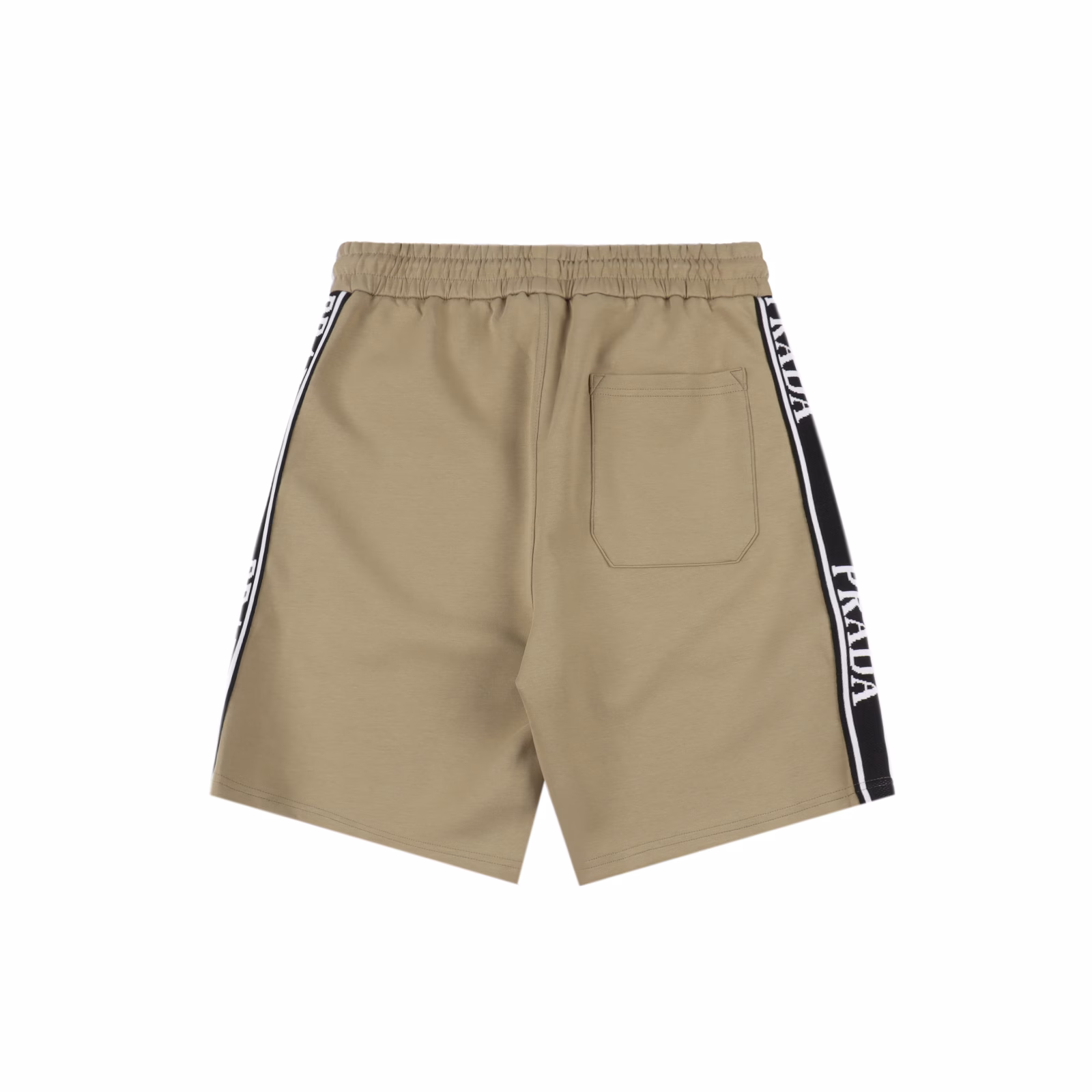 Prada 25ss logo webbing splicing metal triangle label shortsPants edge jacquard webbing splicing! The upper body effect is silky and soft, skin-friendly and sweat-absorbent! Exquisite and clear, high-end atmosphere!The inner edge is wrapped, and the sweat-absorbent strips at the waist are all sealed. The workmanship is very exquisite and neat!When worn alone with other tops, it is not monotonous and has a great sense of design! Composite elasticity and extensibility will not deform after long-term wear!A loose version that will never go wrong, easily presenting a trendy look! It is extremely suitable for daily life, sports, night running, and even clubbing