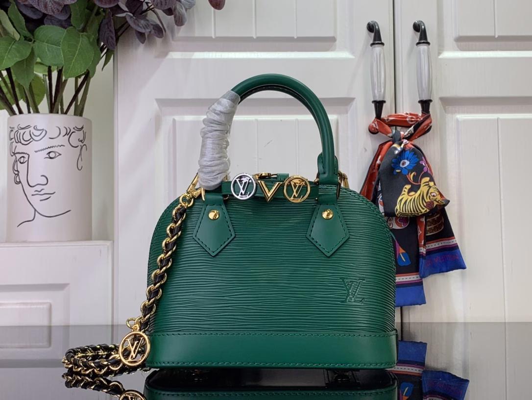 The LV&I collection launches this customisable kit, featuring the iconic Alma in an exclusive mini size. Designed to create a personalised handbag unique to the wearer, there are seven styles to choose from, with a range of colours and finishes to choose from. Next, select a strap or chain before choosing add-ons such as a mirrored name tag or functional hair clip. Finally, three sliding charms are included, from the iconic padlock to the colourful Vivienne mascot.