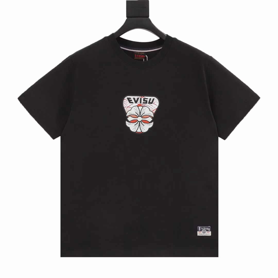 EVISU Huazhadama M Print short-sleeved T-shirt