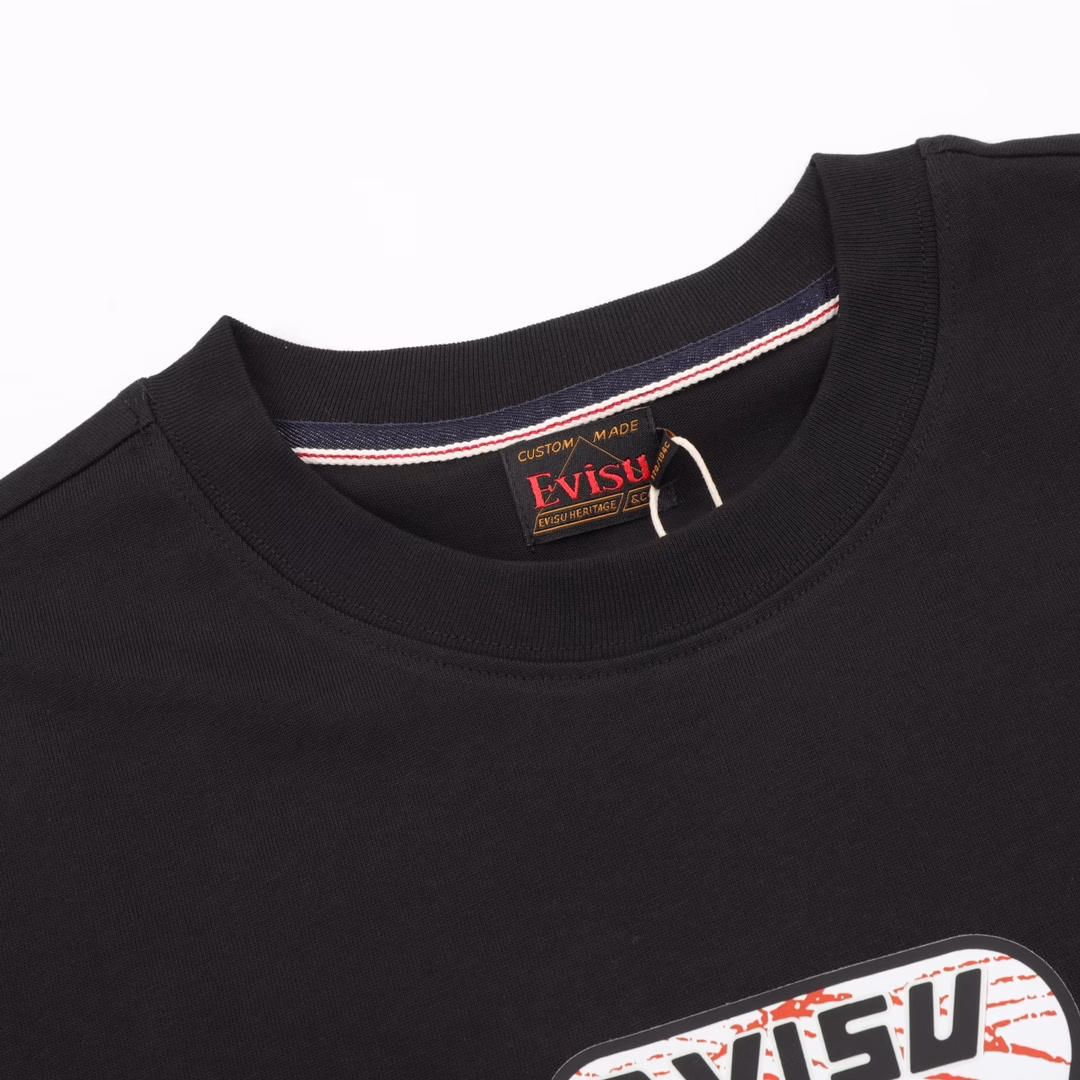 EVISU Huazhadama M Print short-sleeved T-shirt