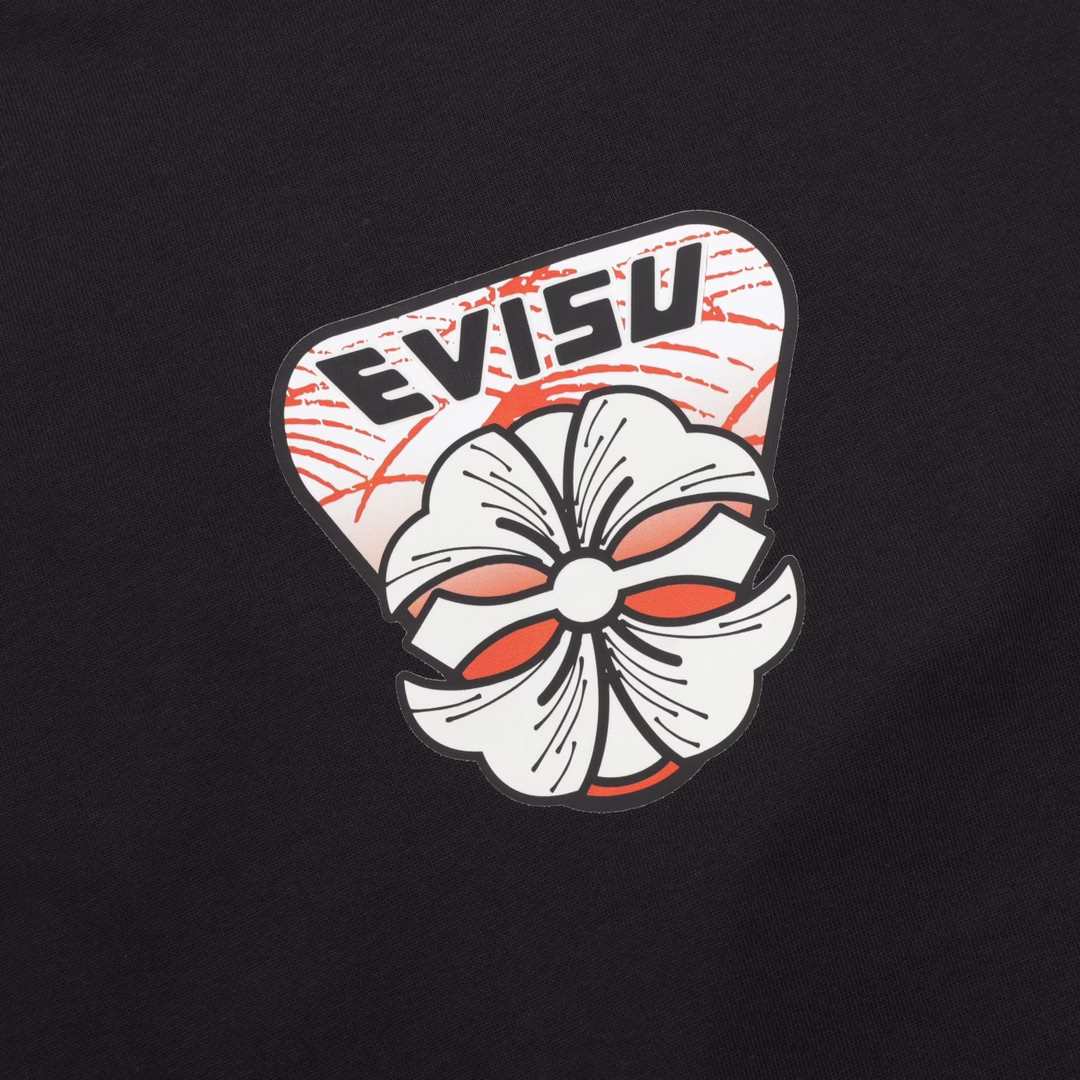 EVISU Huazhadama M Print short-sleeved T-shirt