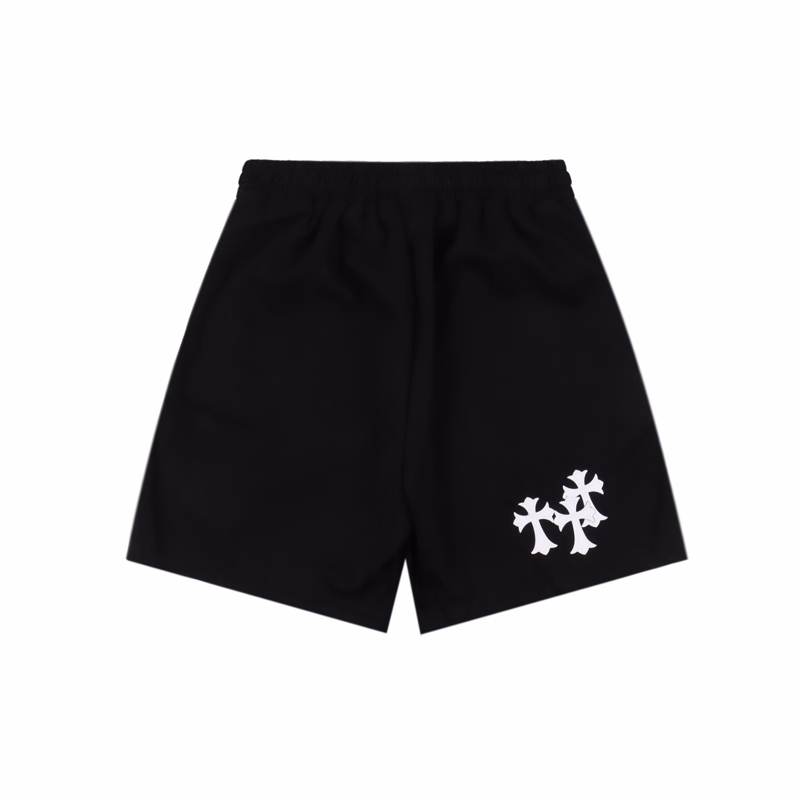 Chrome Heartsch 25ss embroidered white label cross shortsHand-cranked custom leather labelsThe design of the elastic waist and drawstring waistband ensures a comfortable fit. The custom-made fabric has a loose fit