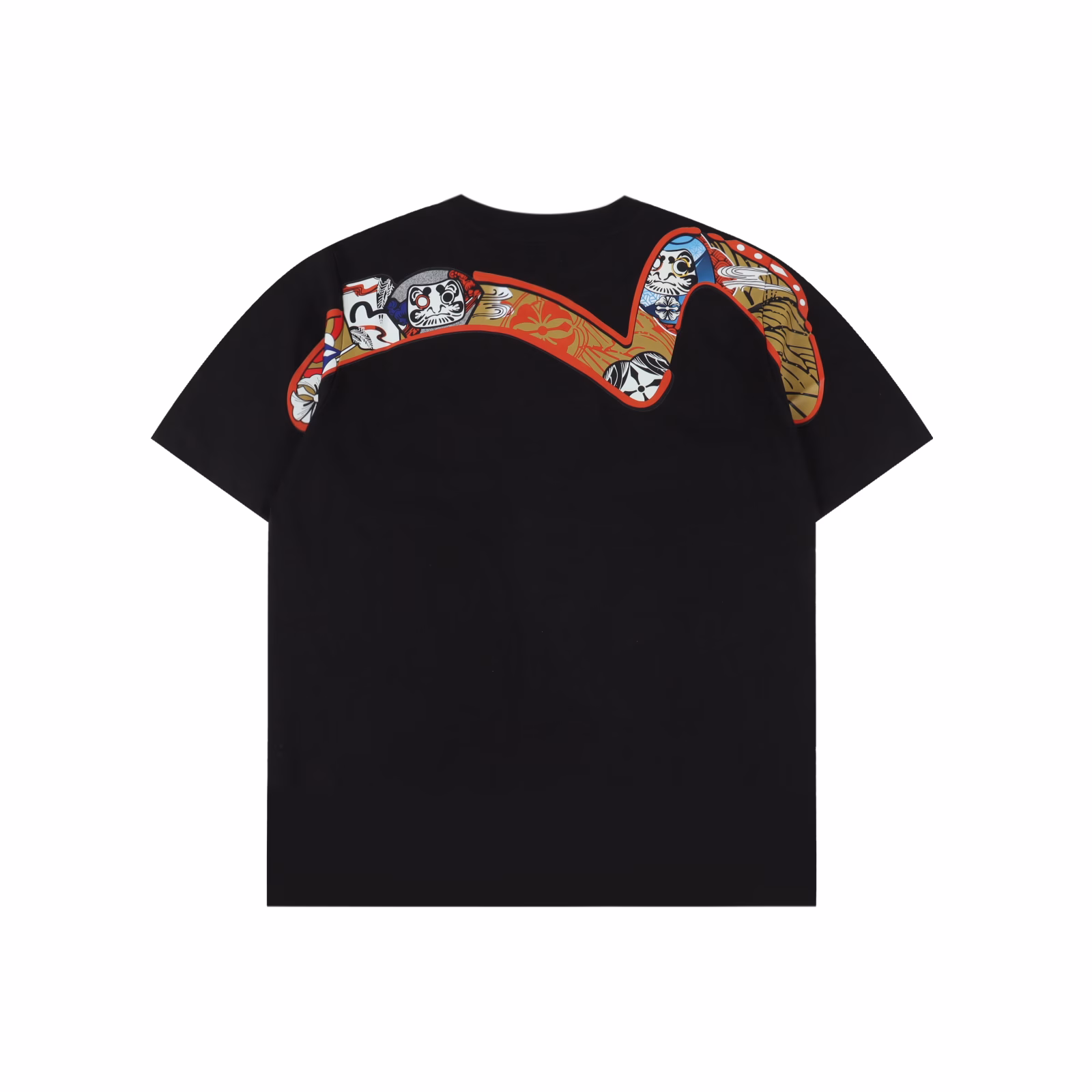 EVISU Spring/Summer 25 Flower Zadama Big M Print short-sleeved T-shirt