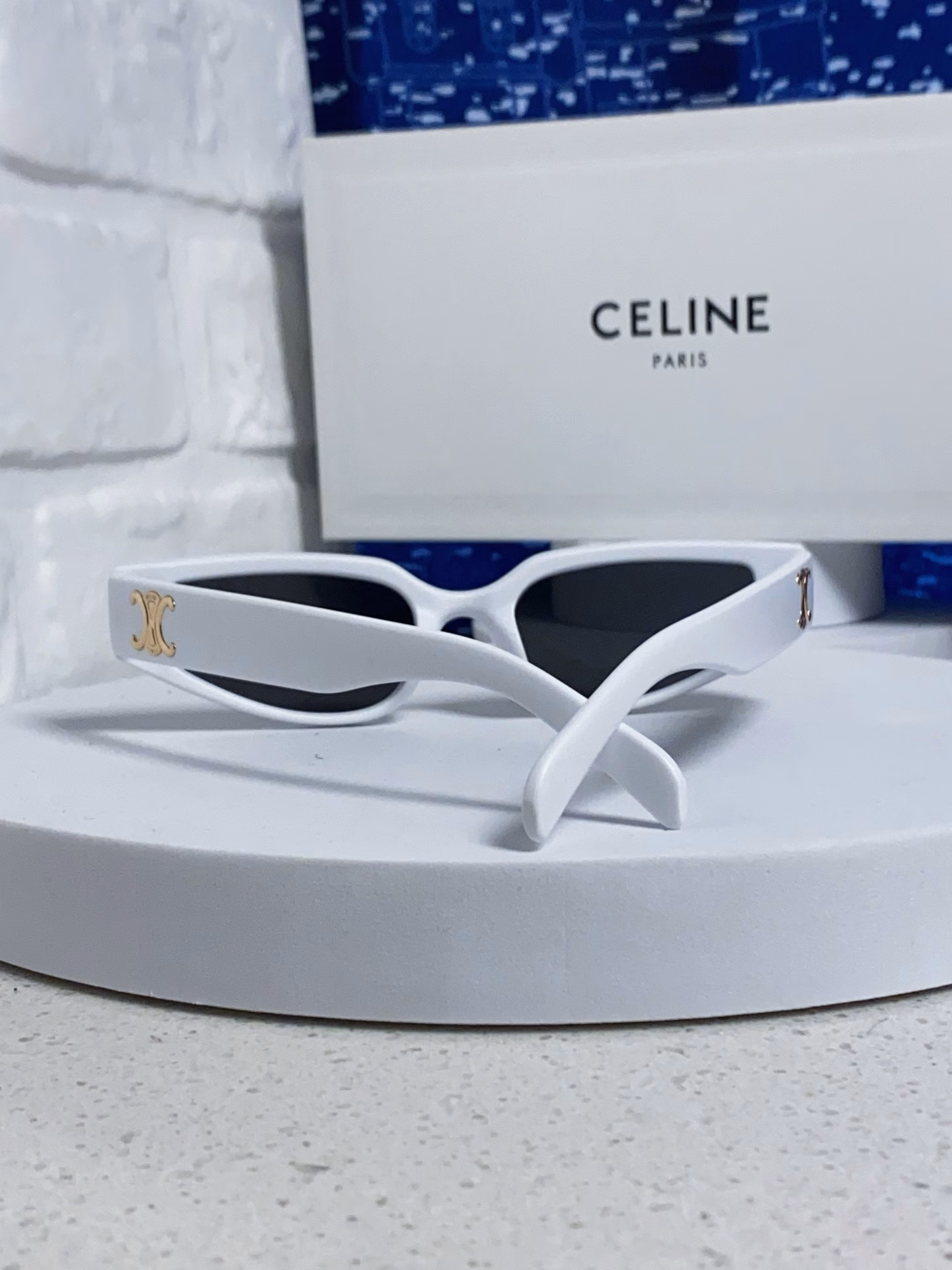 Celine 2025 new cat-eye sunglasses for men and women, high-end sunglasses for spring and summer, windproof, UV-proof and sun-proof