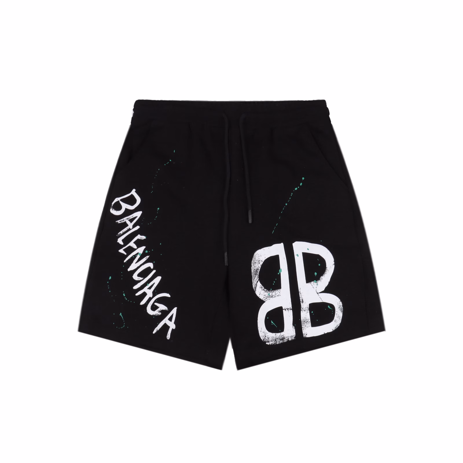 Balenciaga 25ss Double B letter printed shortsThe fabric is made of 380g pure cotton loop fabric. After custom-dyeing the color, it undergoes a textured and etted treatment. Compared with the original version, it is treated to be silky smooth and super soft. The fabric surface texture has clear and distinct strands, and the drape is excellent. The workmanship is exquisite and meets the standards for foreign trade exports. The embroidery process uses the Blinkda embroidery machine, making the embroidery colors more full, the embroidery more three-dimensional, with high breathability and comfort, and the details are impeccable. The touch is delicate and soft! The upper body style is amazing!