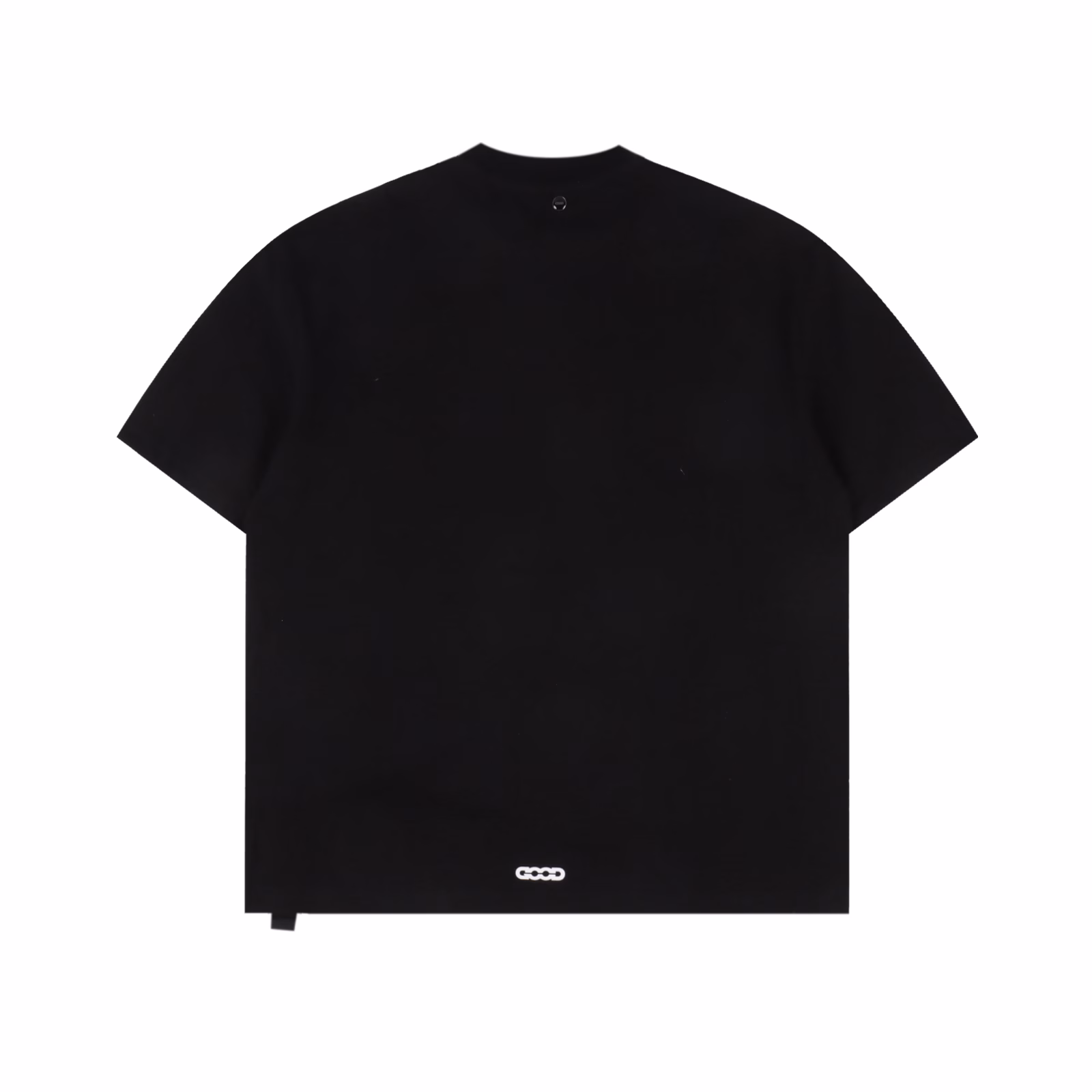 GOODBRAND Fragment metal LOGO short-sleeved T-shirt350-gram fabric for both men and women