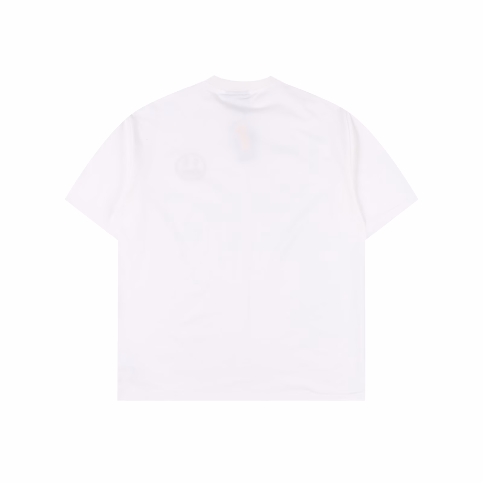 Loose short-sleeved T-shirts for both men and women with the smiley face embroidered letter Logo of Drew HouseThe embroidery technique of smiling face letters on the chestThe fabric is made of 32-count high-weight 280-gram double-yarn combed cotton fabric