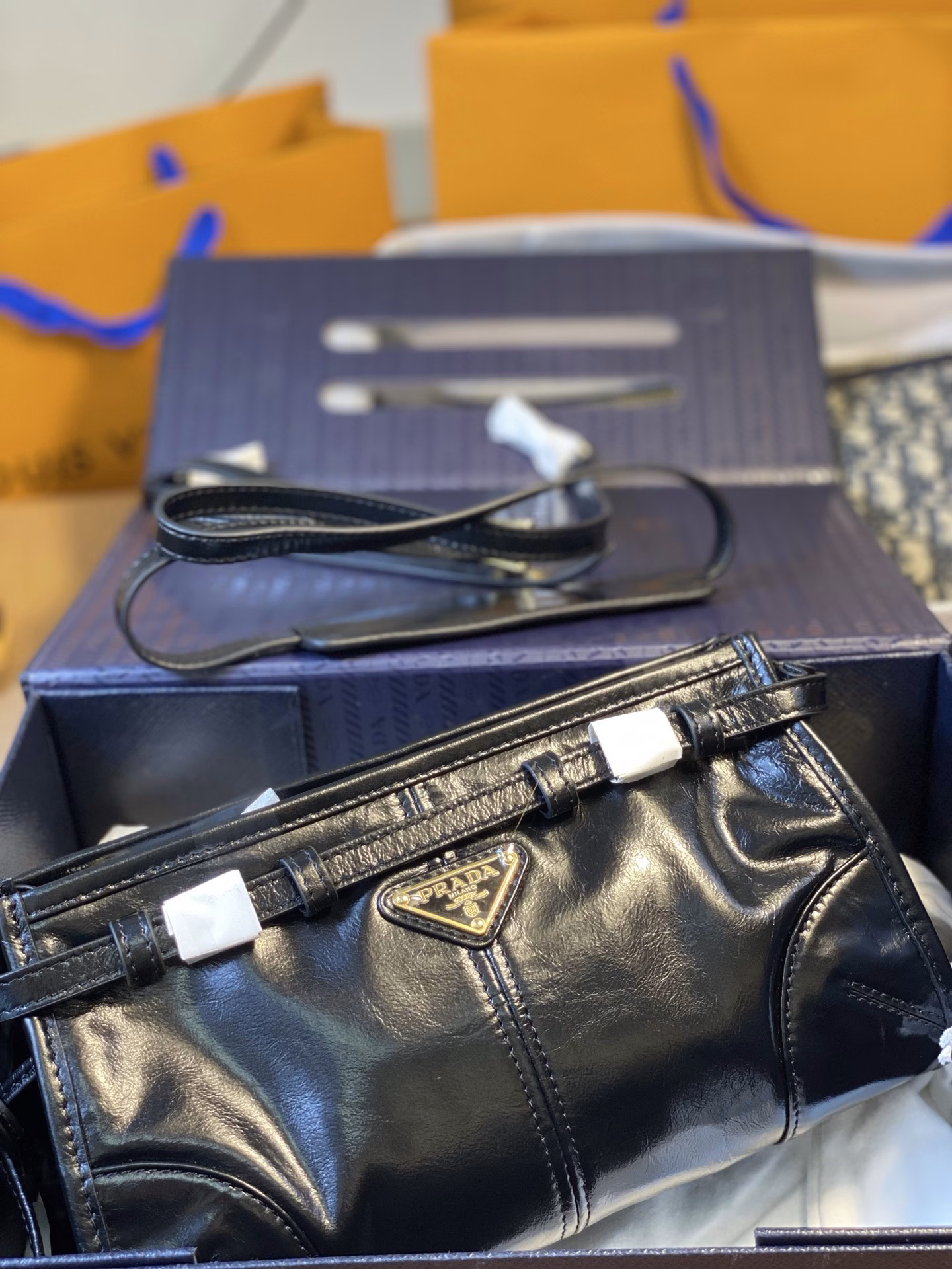 Real delivery photos, PRADA handbags
