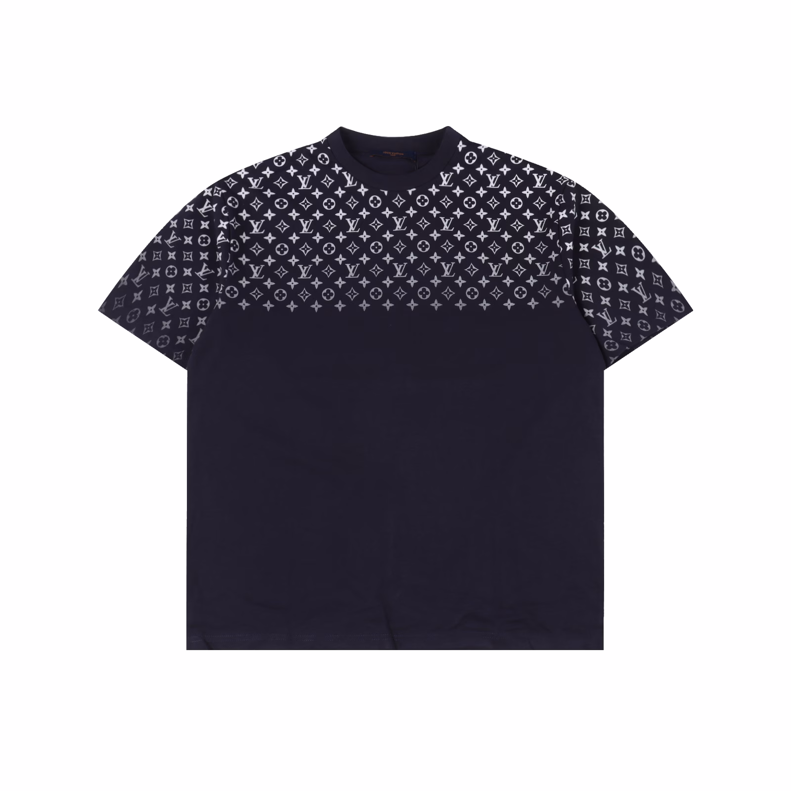 Louis Vuitton short-sleeved T-shirt with full gradient letter printCustomized 260g pure cotton combed fabric is breathable, comfortable and easy to clean, with digital printing technologyThe monogram logo element looks very high-end and elegantWhen going out, the first choice is to pair it with a full set of 1:1 custom-made accessories for both men and women. The three standards of water-washed wheat are complete
