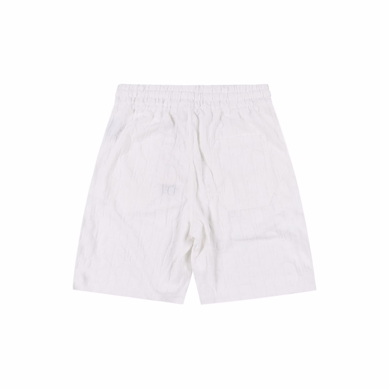 Dior 25ss dark pattern CD full print logo jacquard towel shorts25 new knitted shorts, custom fabrics use wafer cloth weaving, jacquard knitting technology,The version is tight and three-dimensional, the custom trouser rope hardware has a strong texture, smooth, comfortable and breathable upper body,The three-dimensional sense of the bumpy shape, fashionable and casual wear, full of old flowers