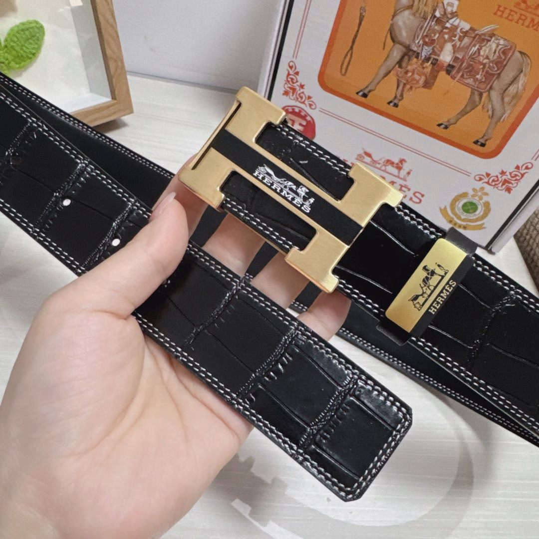 Hermès 💕Original P160Material: Original cowhide belt 100% first-layer cowhide belt✨Guaranteed genuine leather, 24K pure steel buckle, original quality, fine workmanship, fashionable brand, first choice for gifting or personal use